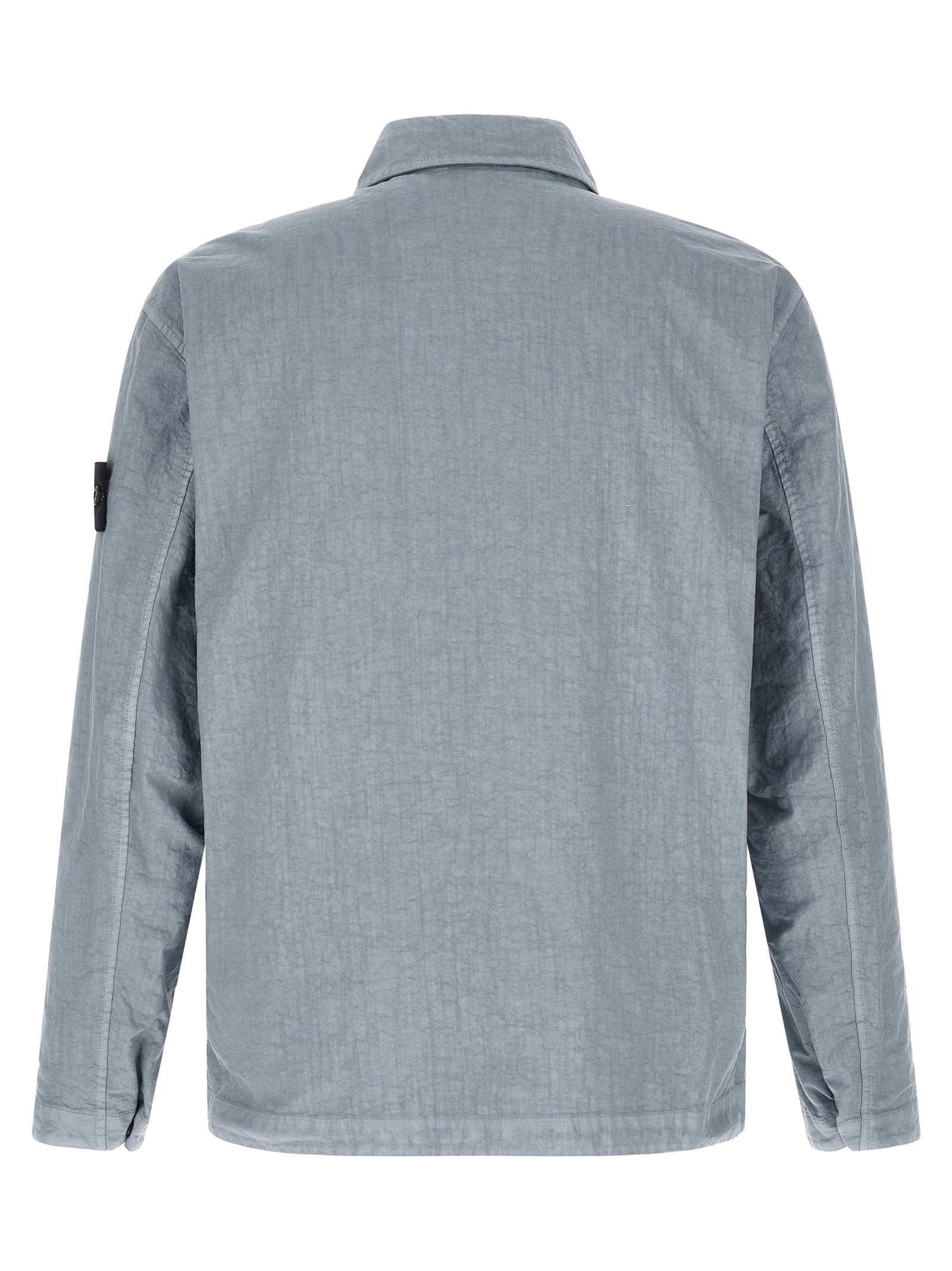 1200003 Overshirt Light Blue Polyamide Fibers Shirt, Blouse