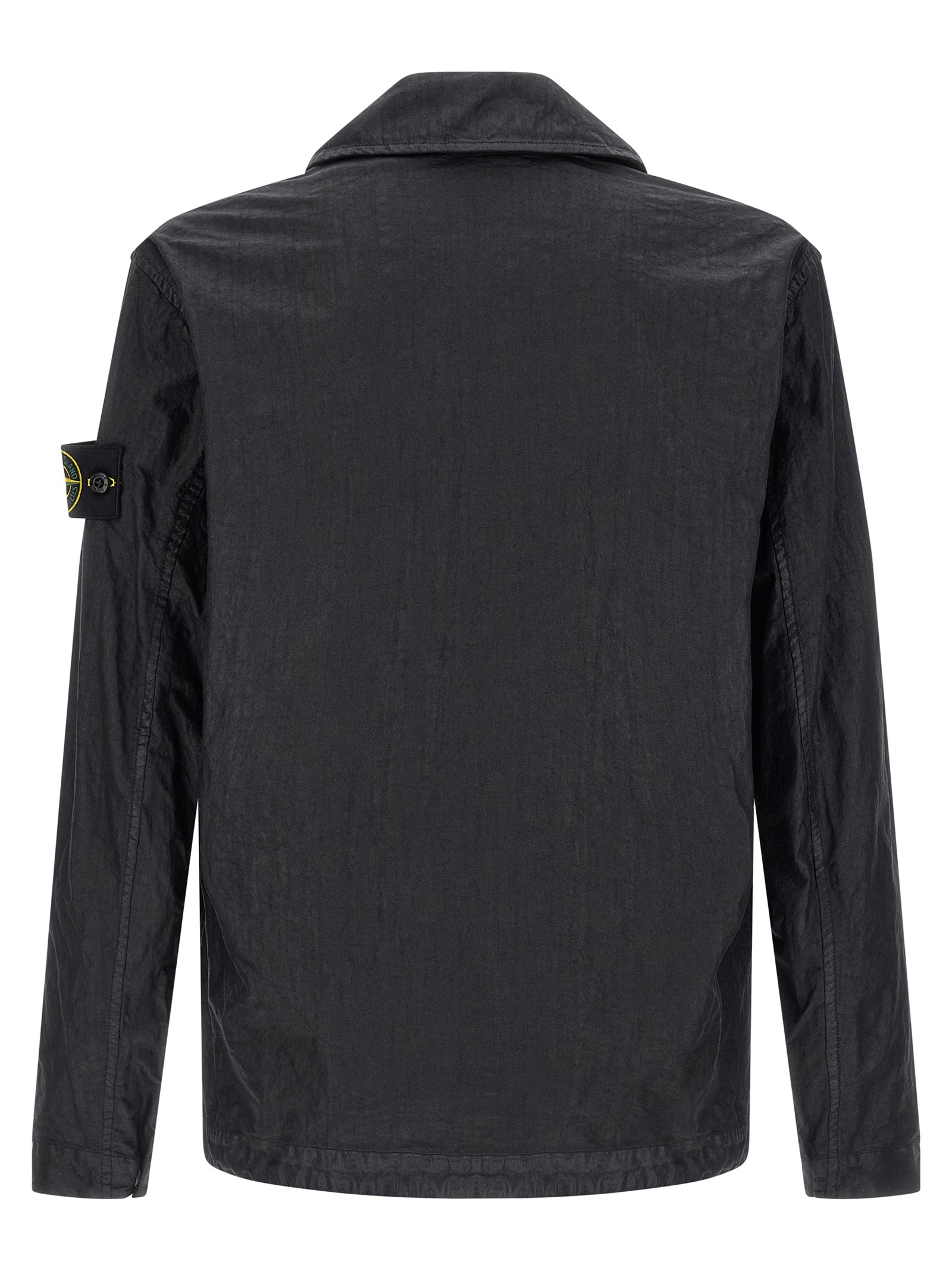1200003 Overshirt Black Polyamide Fibers Shirt, Blouse
