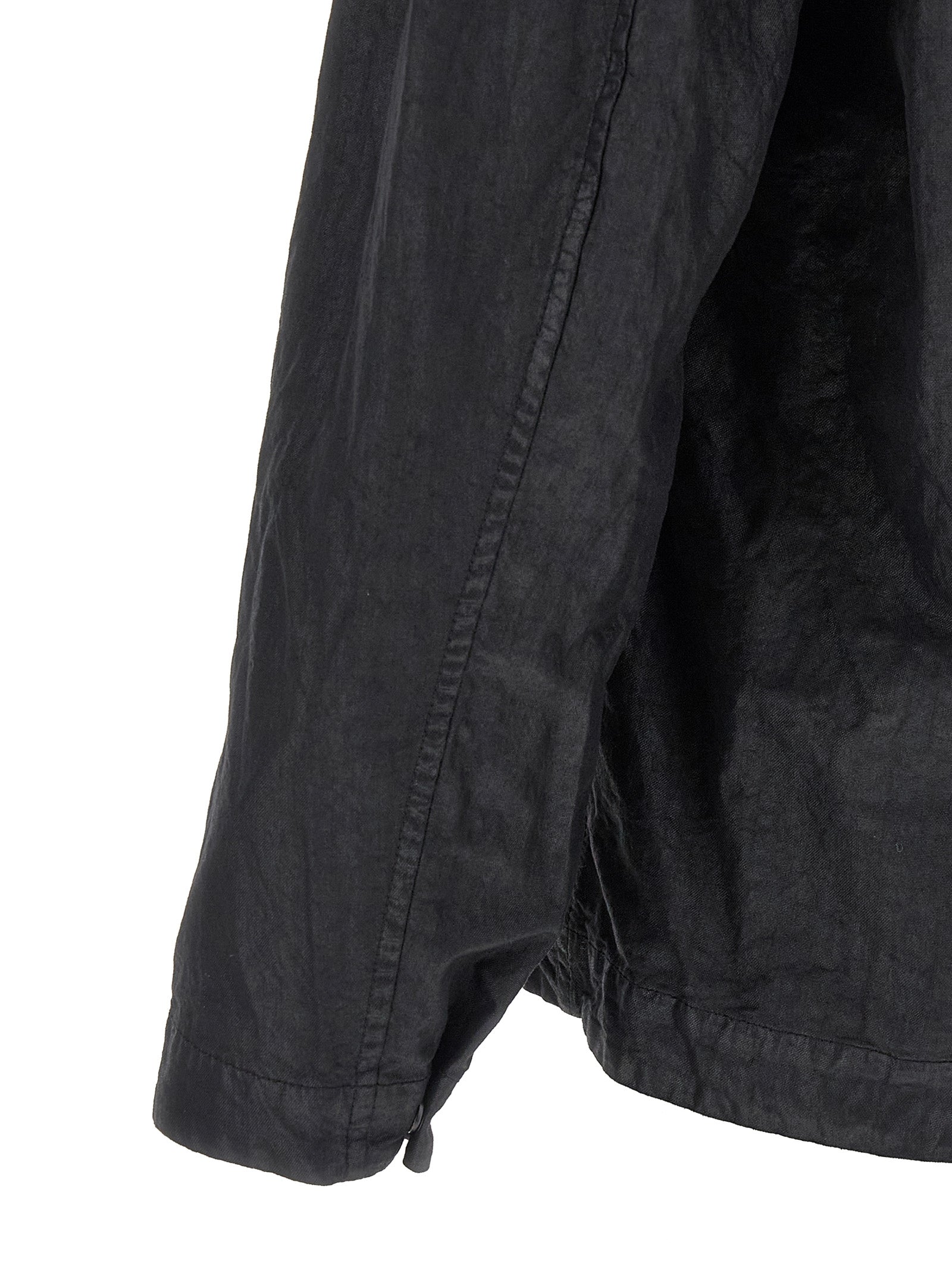 1200003 Overshirt Black Polyamide Fibers Shirt, Blouse