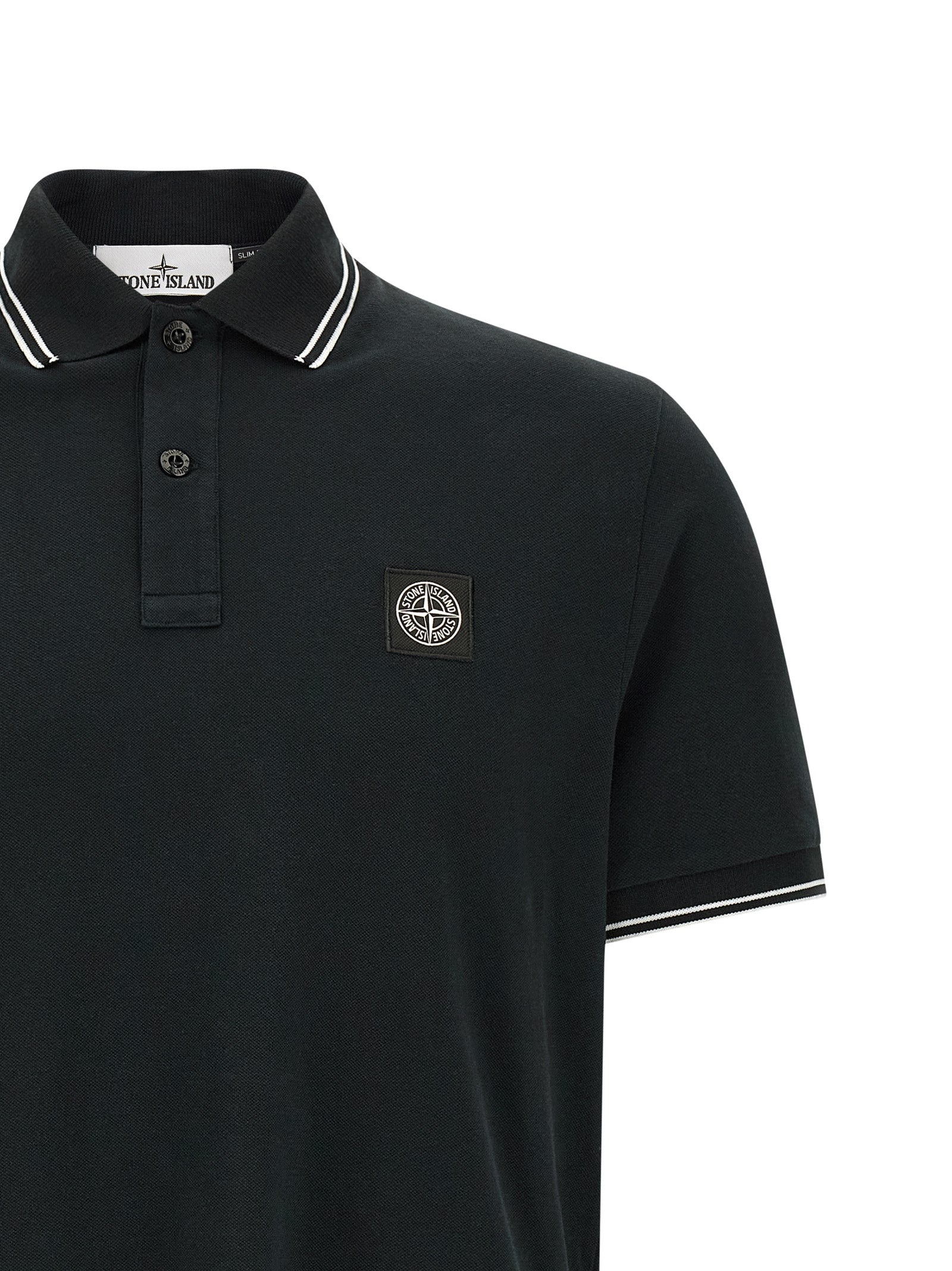 2200010 Polo Shirt Black Cotton