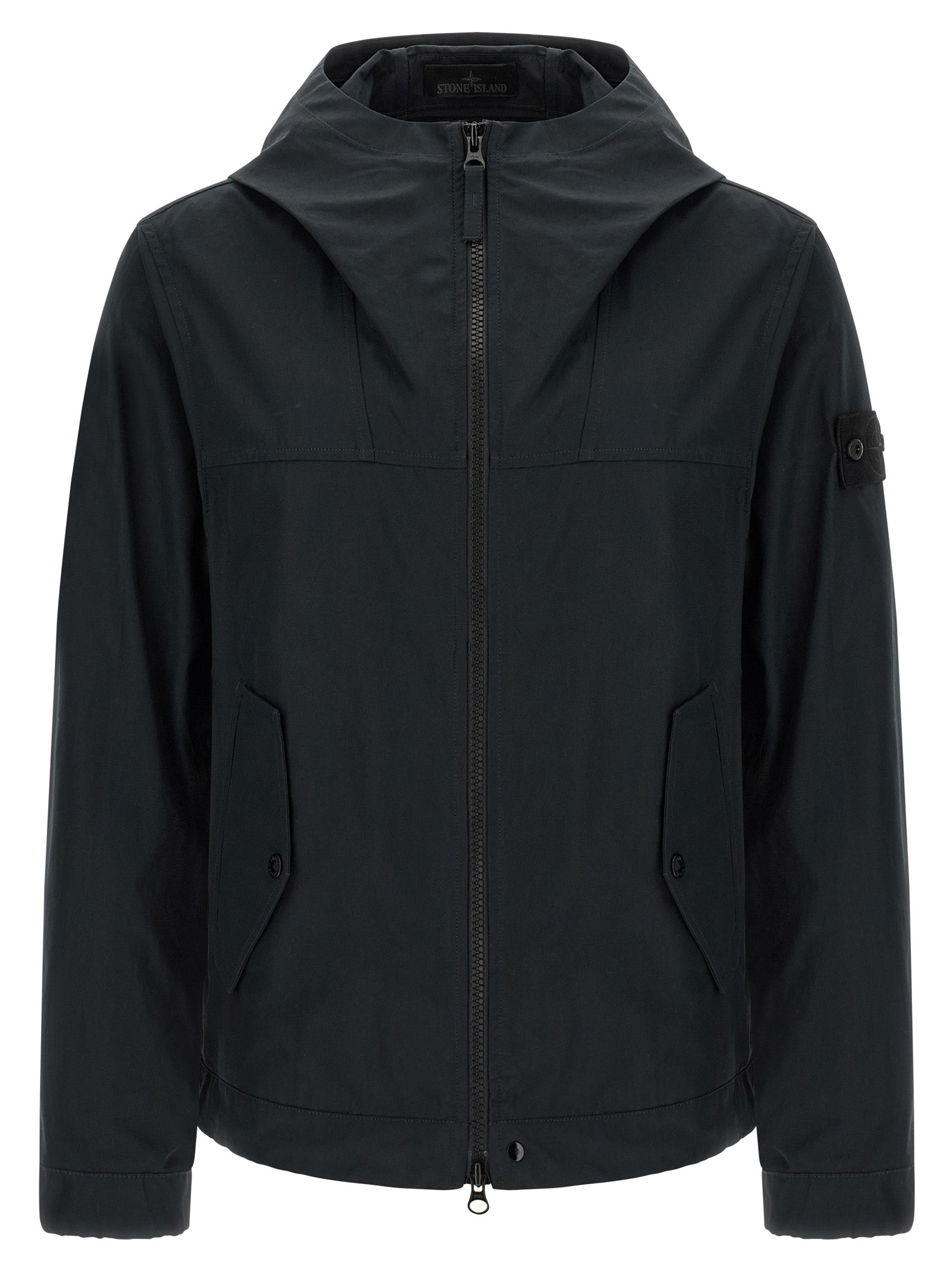 S.i. Ghost Jacket Black Cotton Down Jacket, Parka, Casual