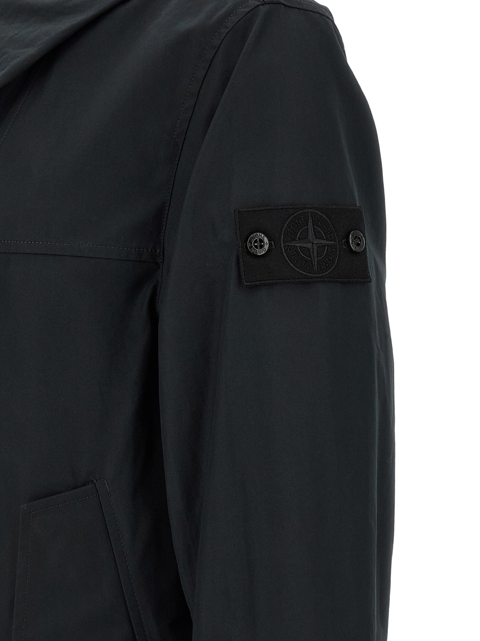 S.i. Ghost Jacket Black Cotton Down Jacket, Parka, Casual