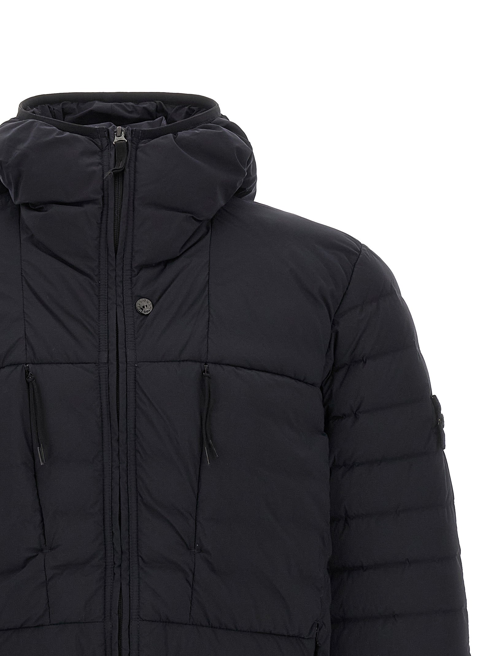 Down jacket 4100106 Blue Polyamide Jacket, Parka, Casual