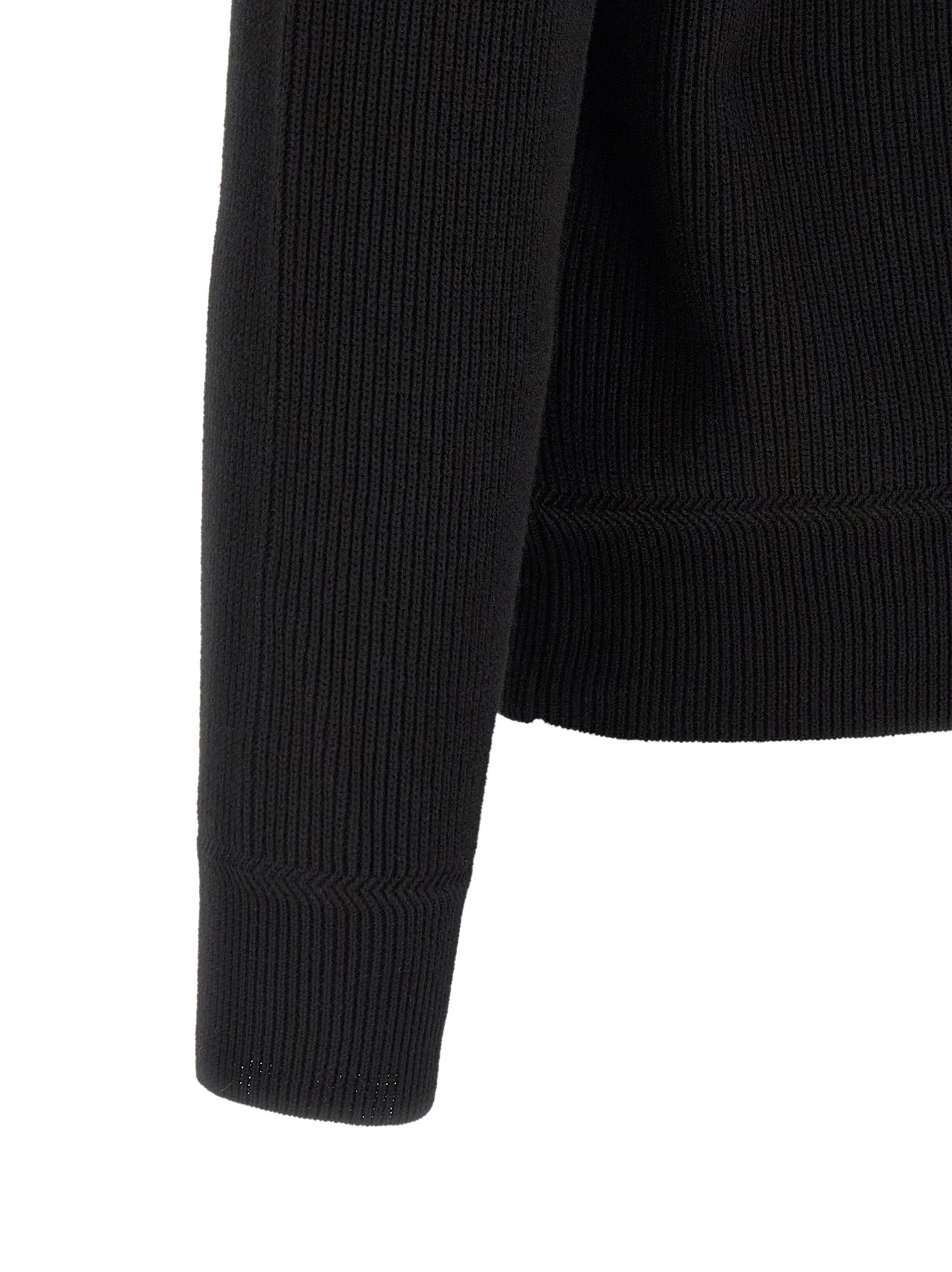 5100124 sweater Black Cotton Sweater, Cardigans