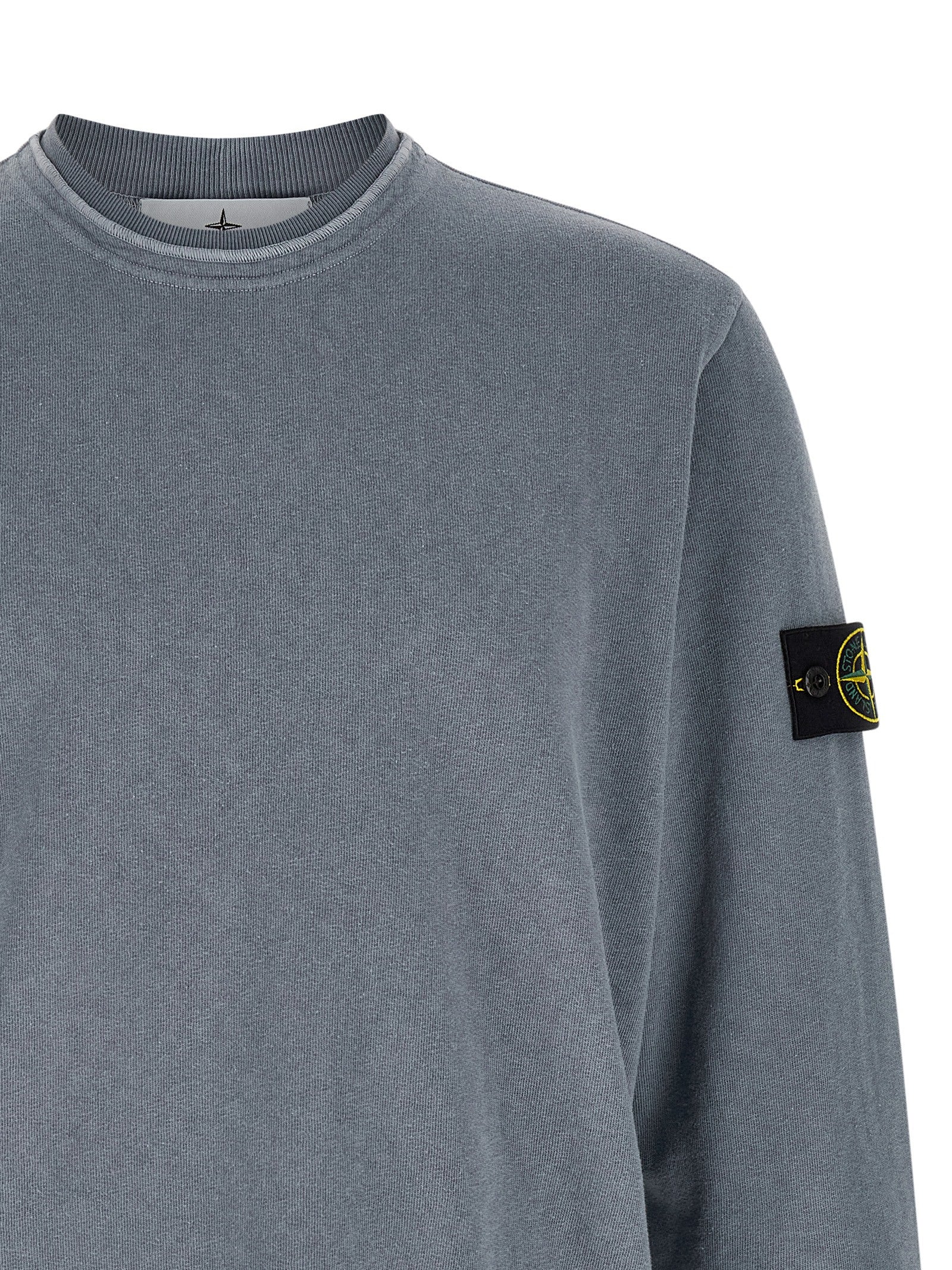 Brushed Cotton Sweatshirt Blue