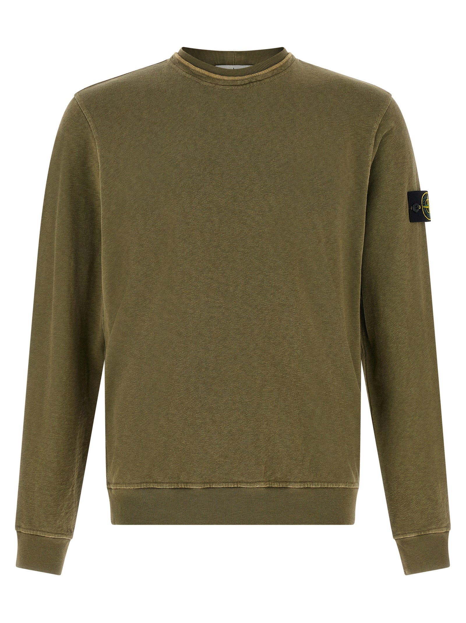 Brushed Cotton Sweatshirt Green