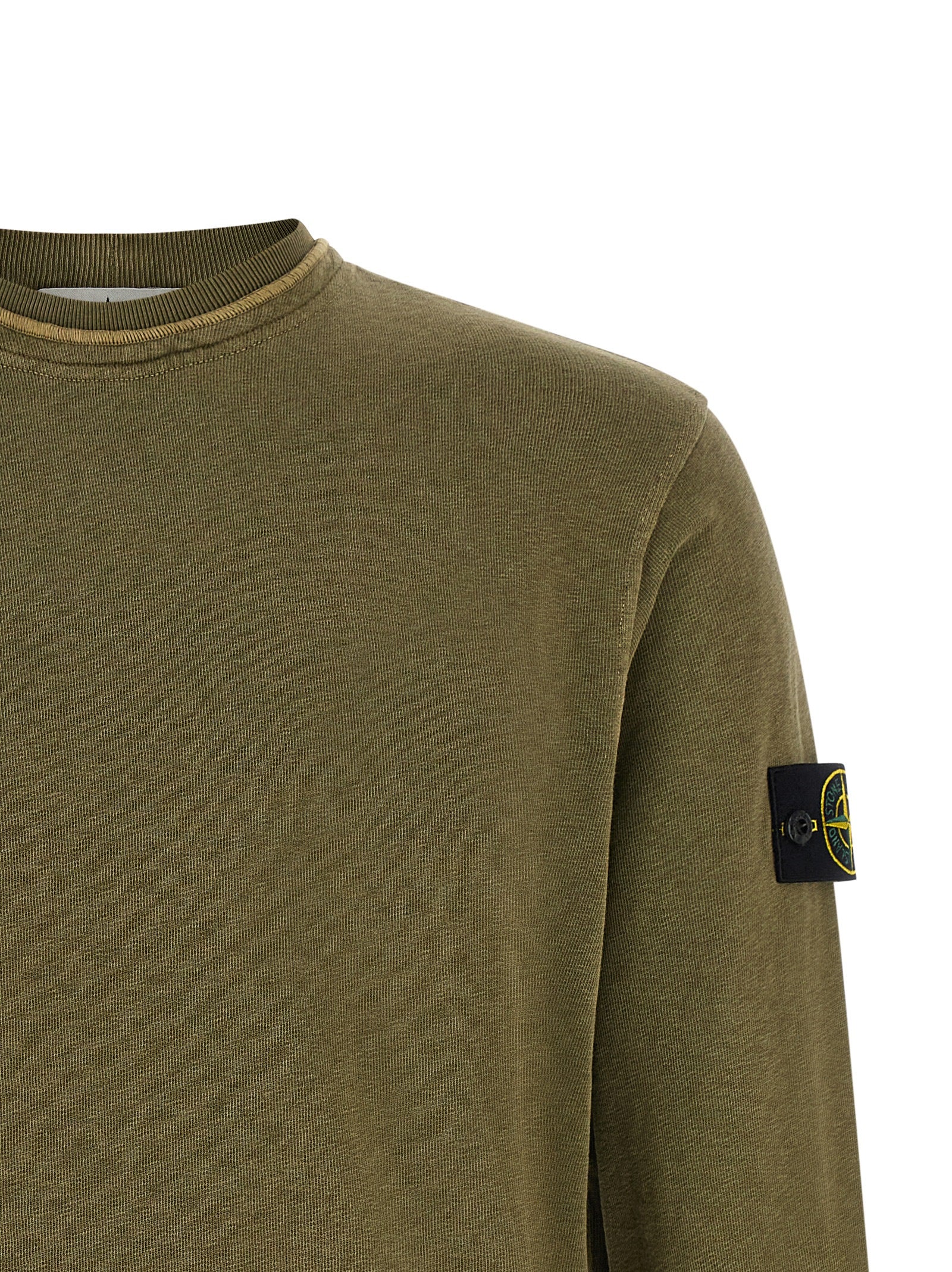 Brushed Cotton Sweatshirt Green