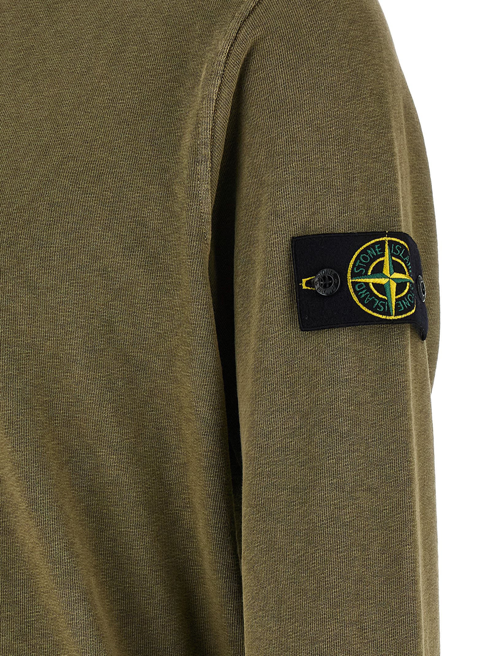 Brushed Cotton Sweatshirt Green