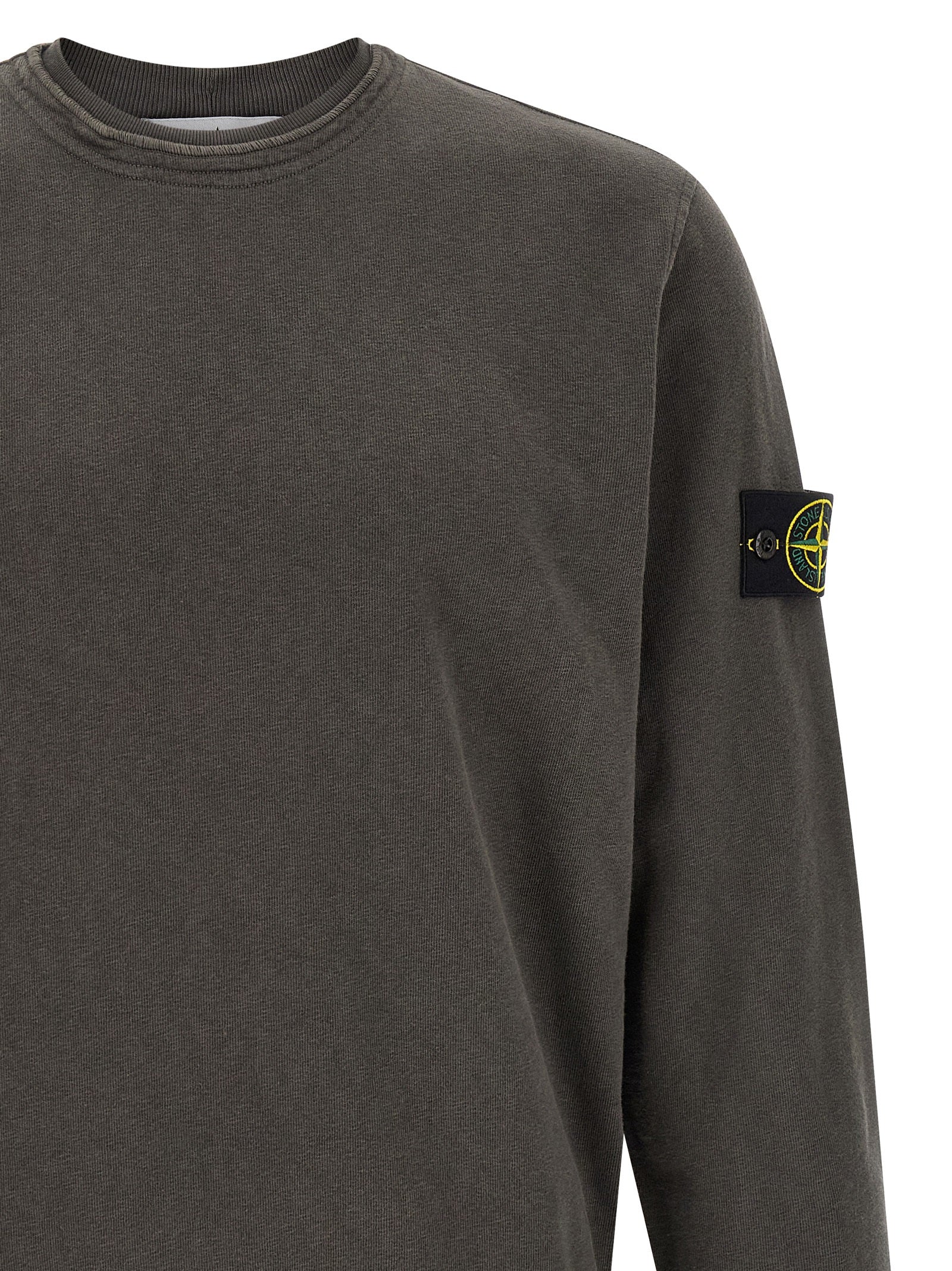 Brushed Cotton Sweatshirt Gray