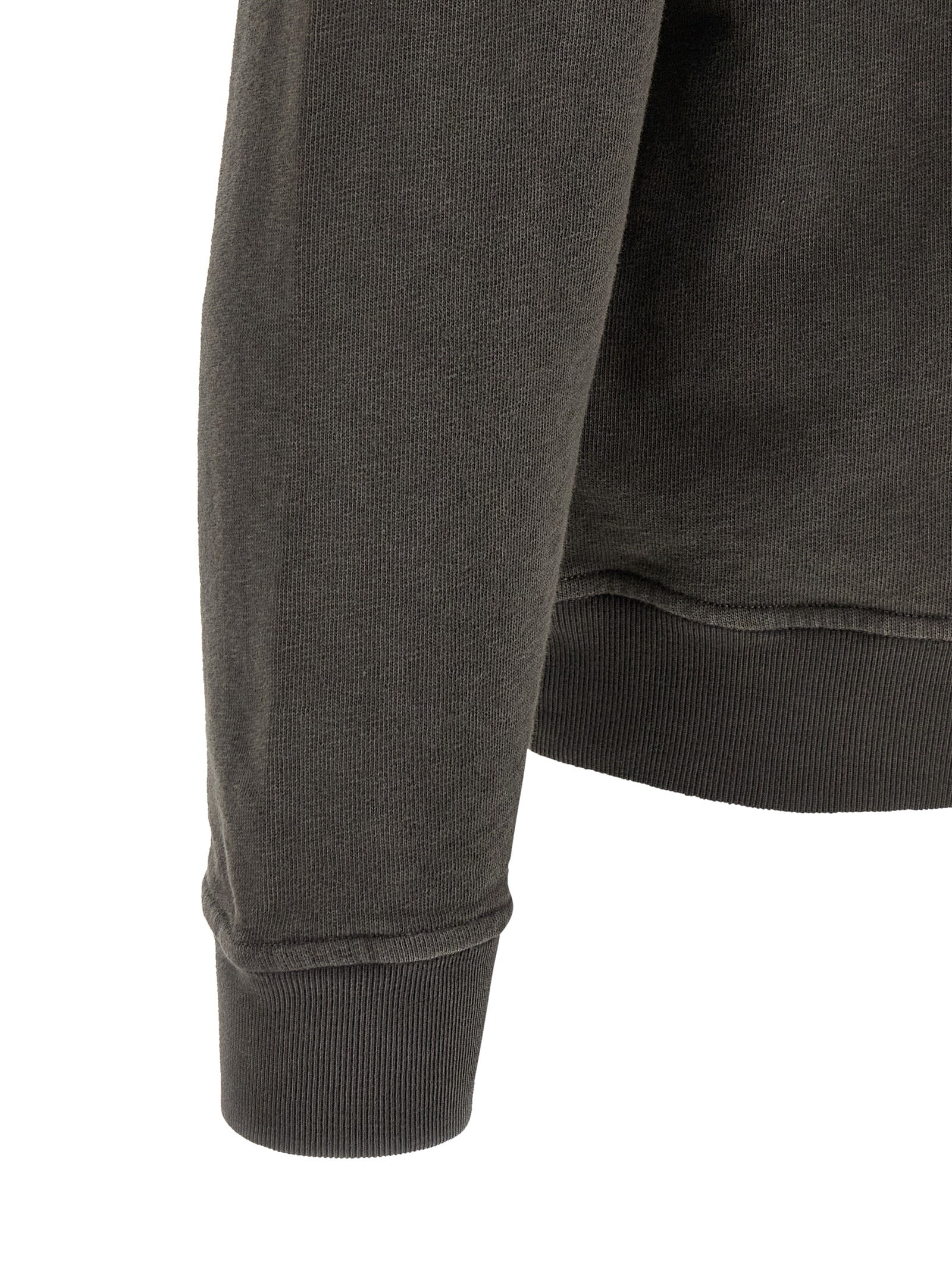 Brushed Cotton Sweatshirt Gray