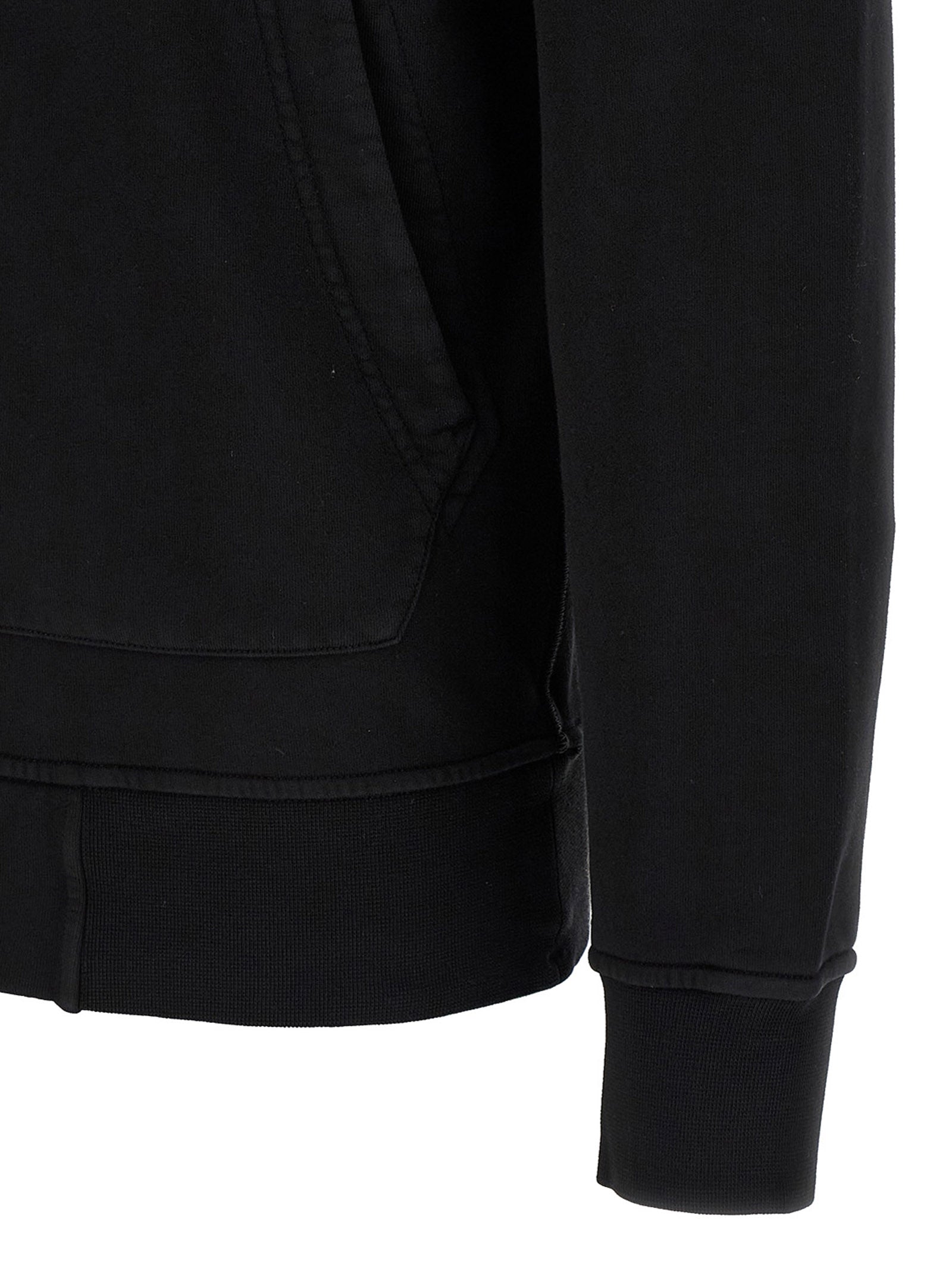6100061 Hoodie Black Cotton Sweatshirt