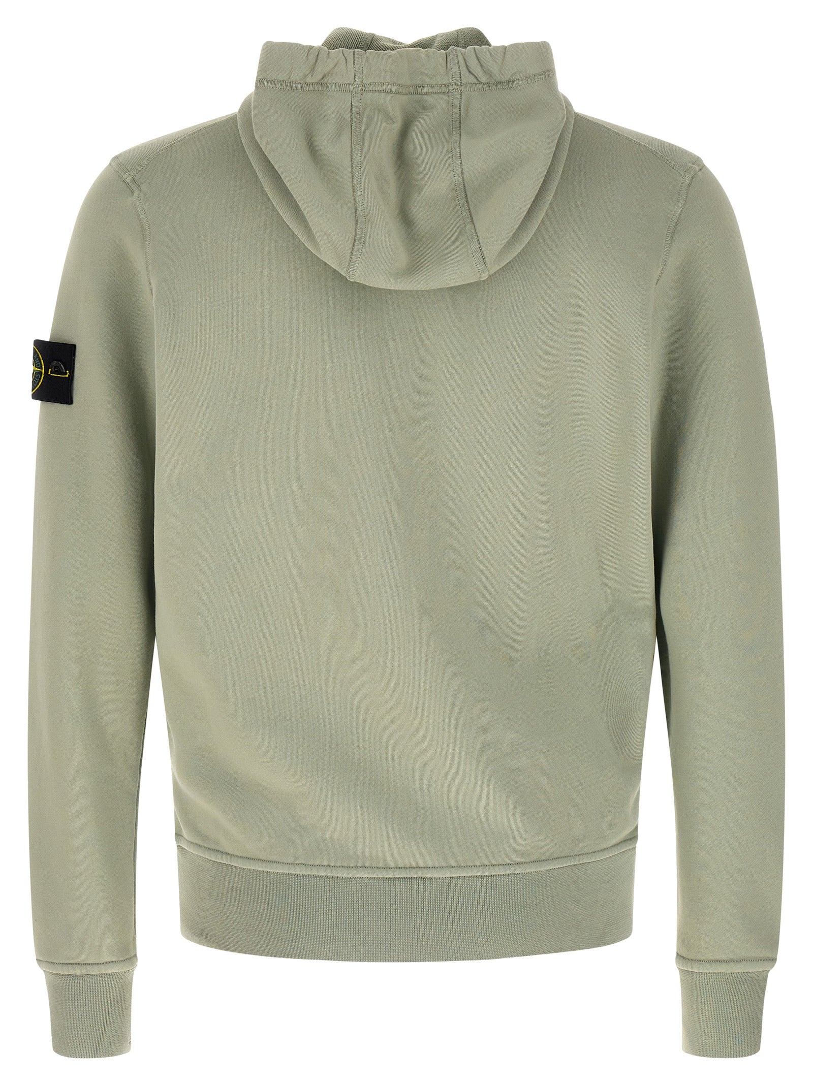 6100061 hoodie Green Cotton Sweatshirt