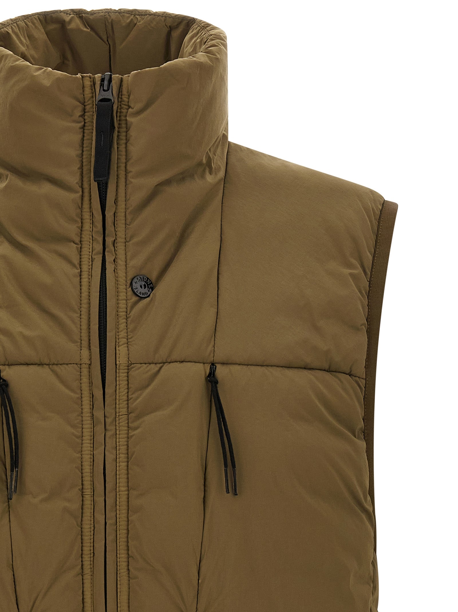 G100007 vest Green Polyamide Gilet