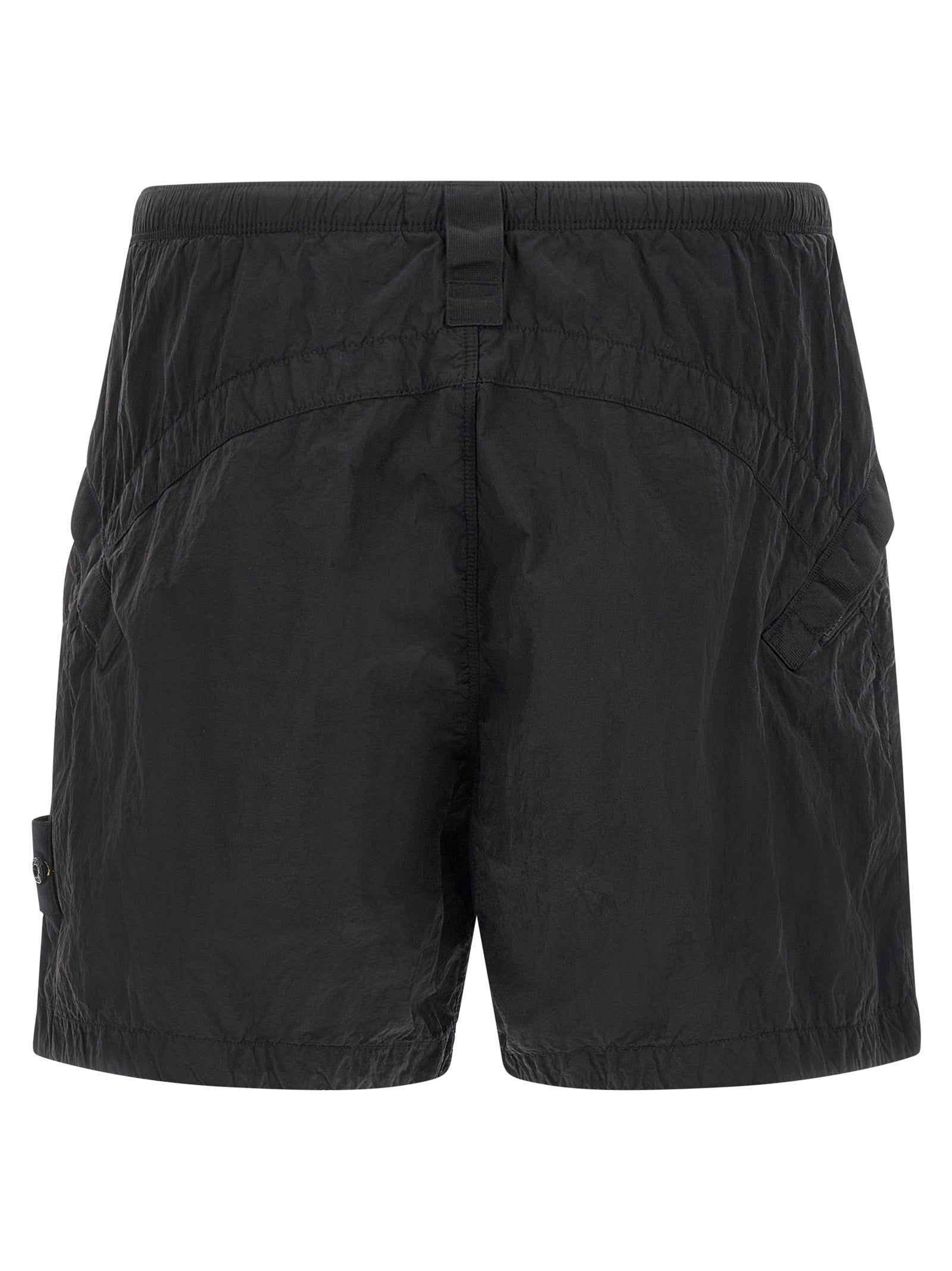 L100008 Bermuda Shorts Black Polyamide Fibers Bermuda