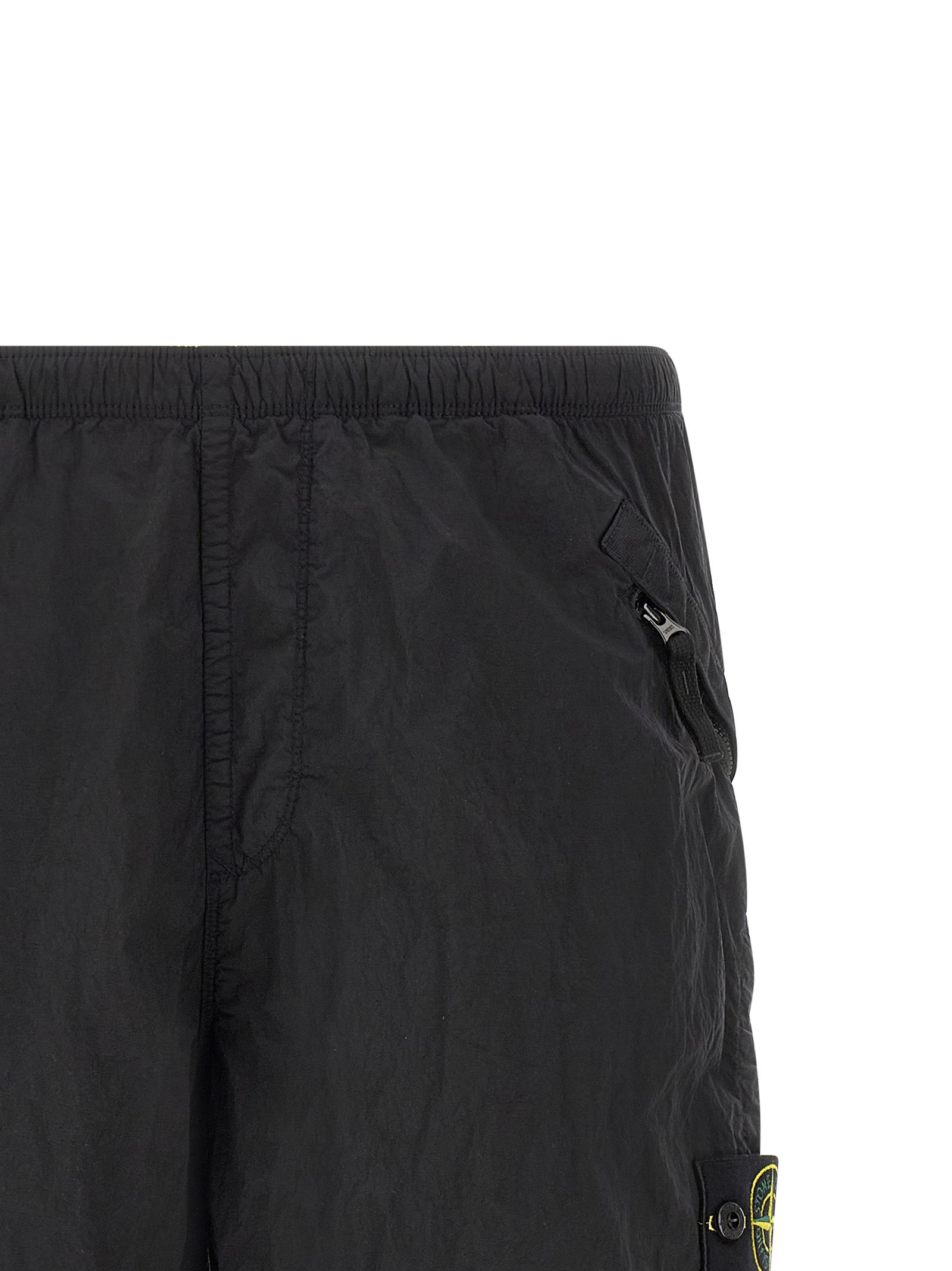 L100008 Bermuda Shorts Black Polyamide Fibers Bermuda