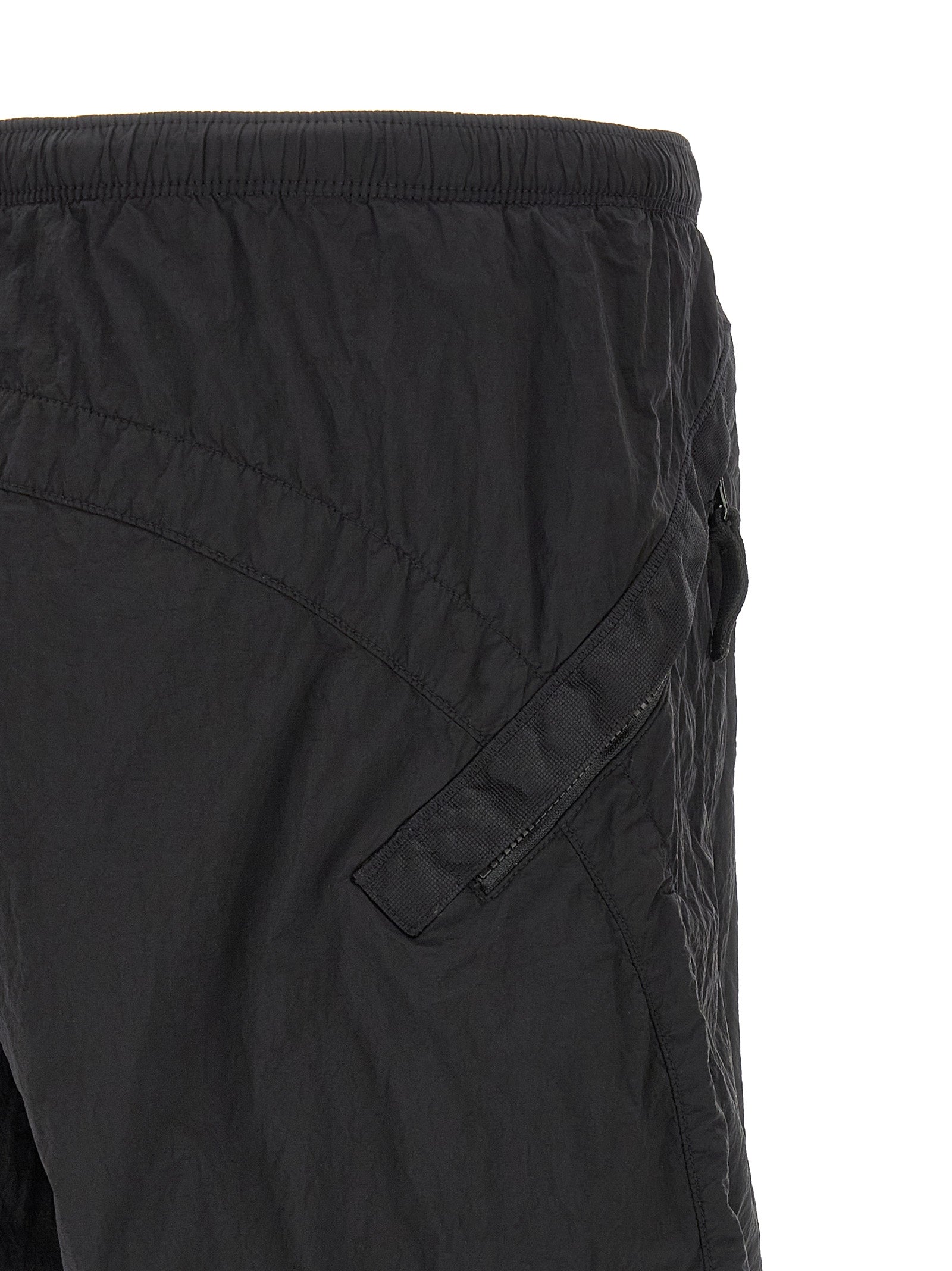 L100008 Bermuda Shorts Black Polyamide Fibers Bermuda