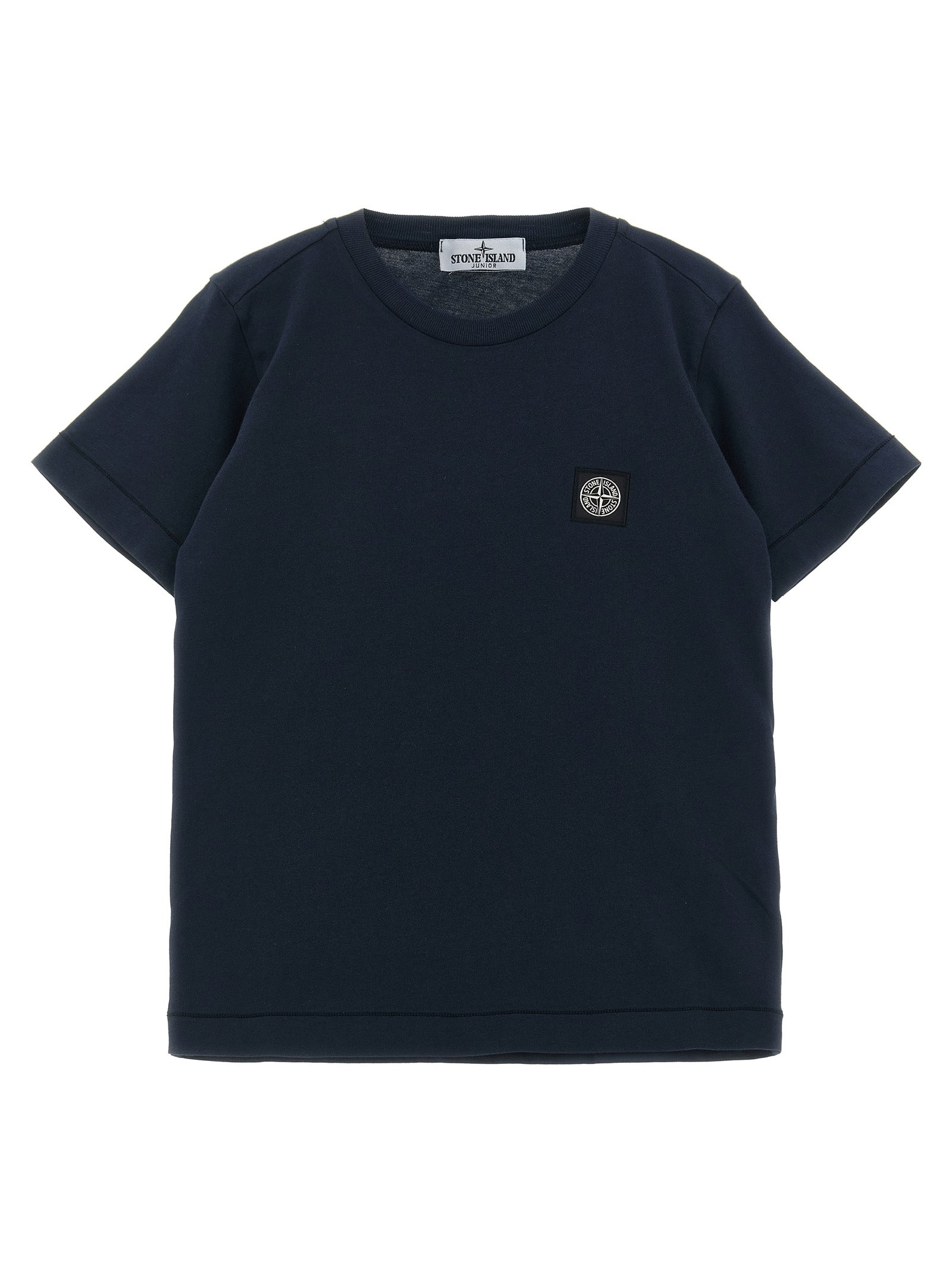 Compass logo T-shirt Blue Cotton