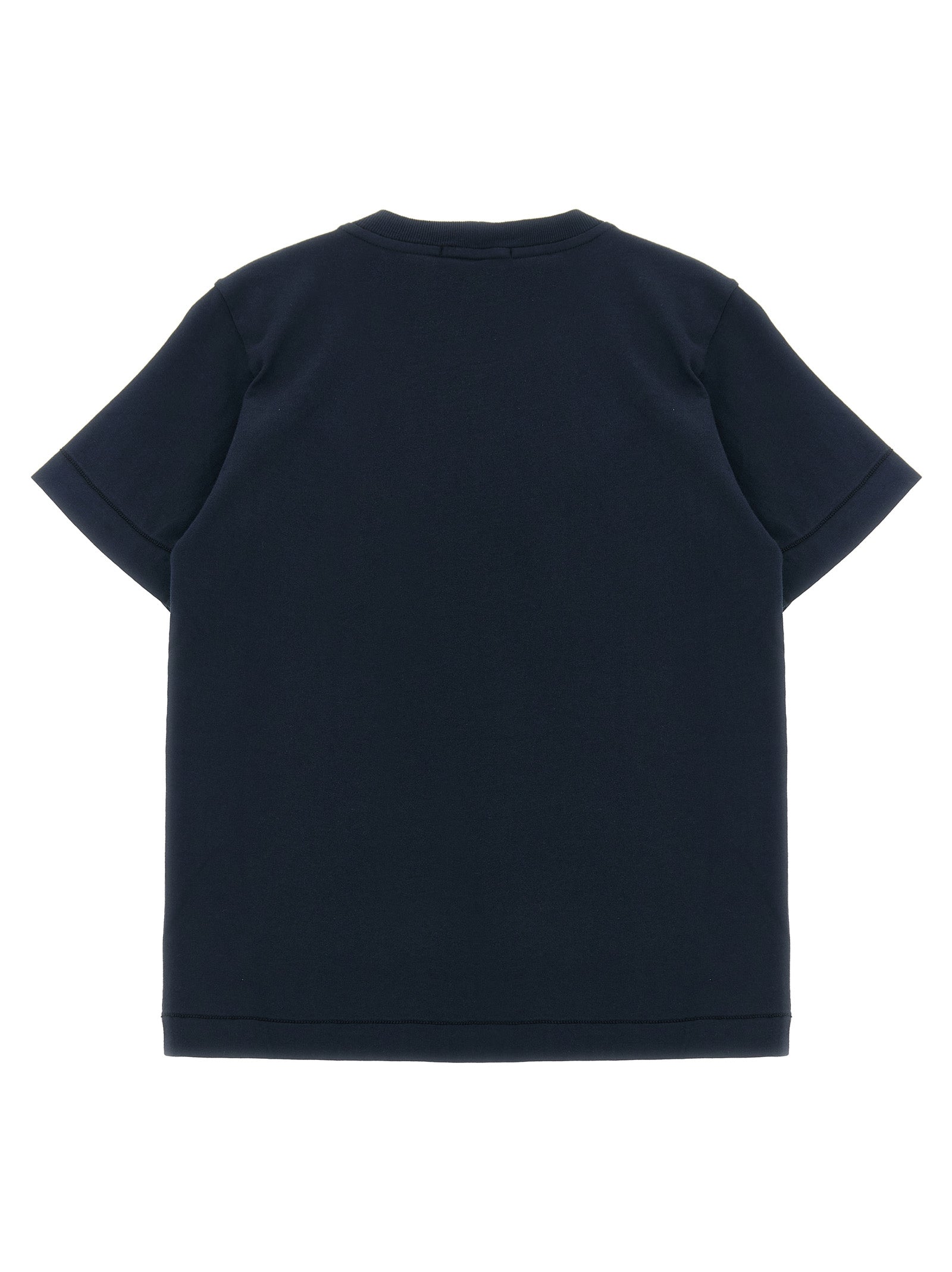 Compass logo T-shirt Blue Cotton