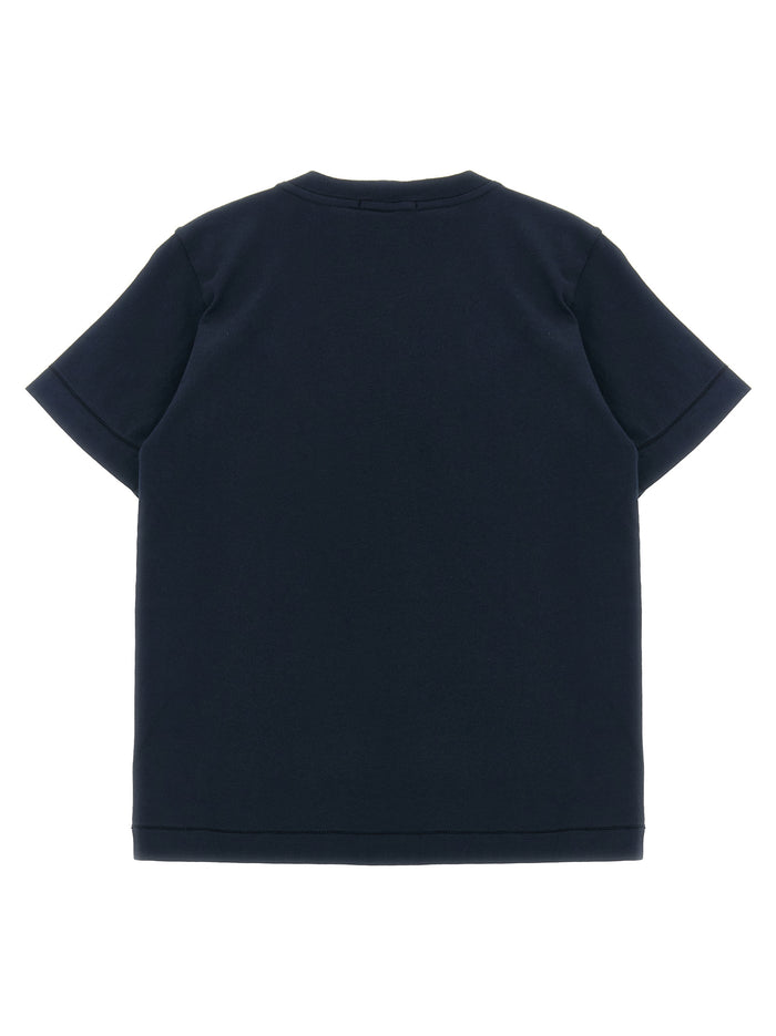 Compass logo T-shirt Blue Cotton