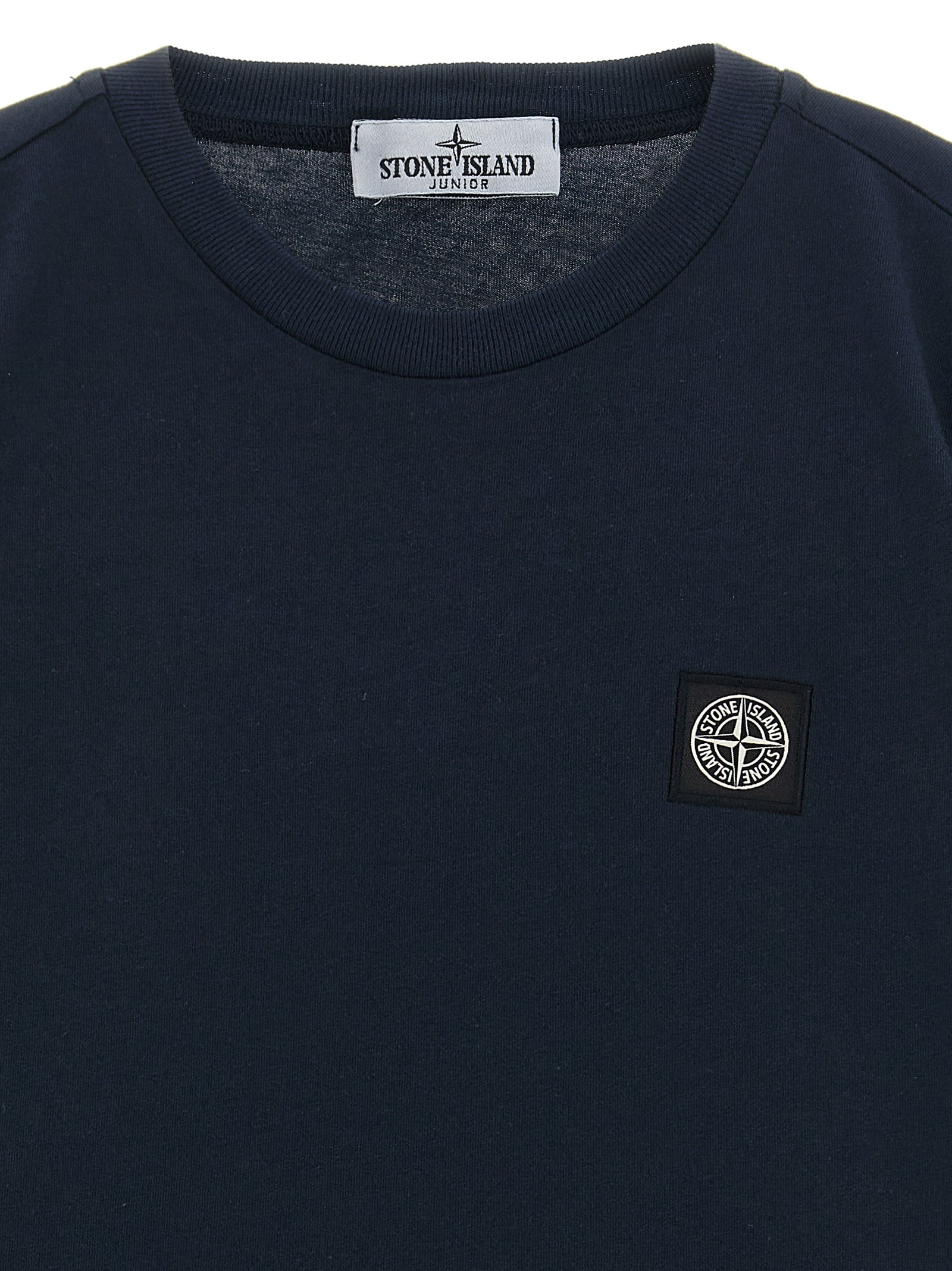 Compass logo T-shirt Blue Cotton
