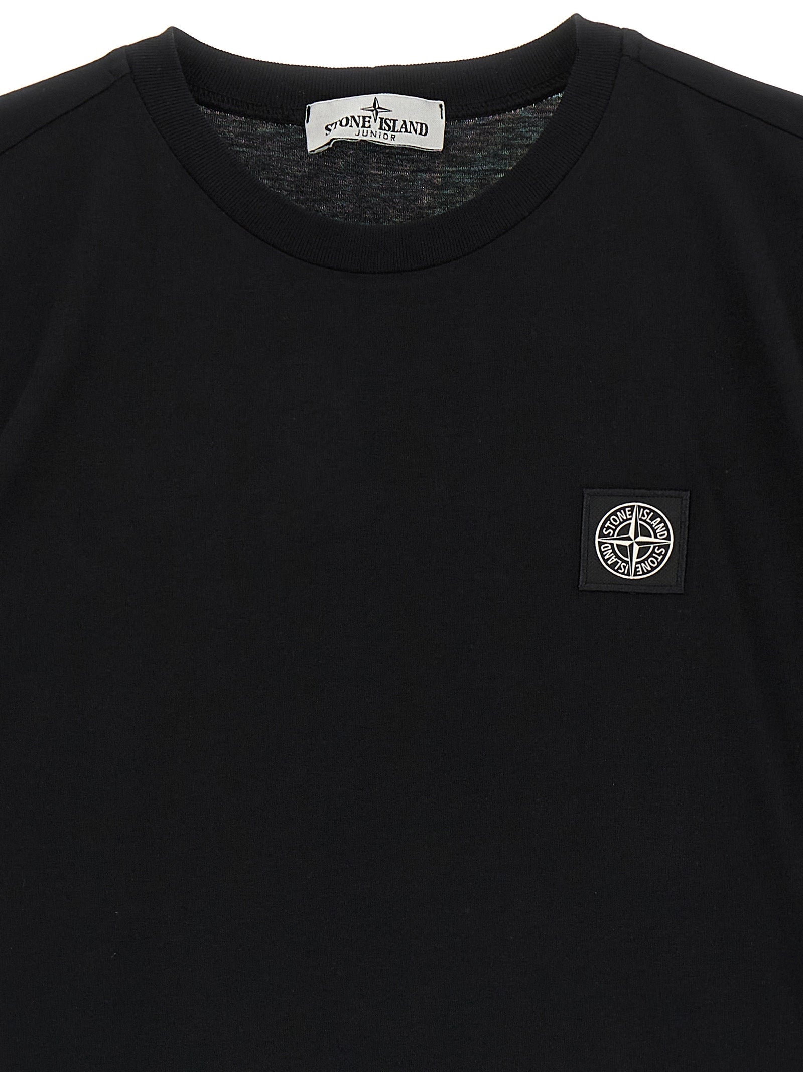 Compass logo T-shirt Black Cotton