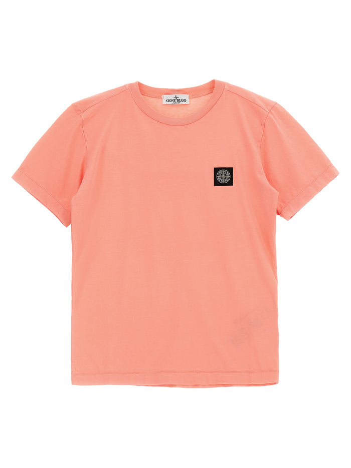 Compass logo T-shirt Pink Cotton