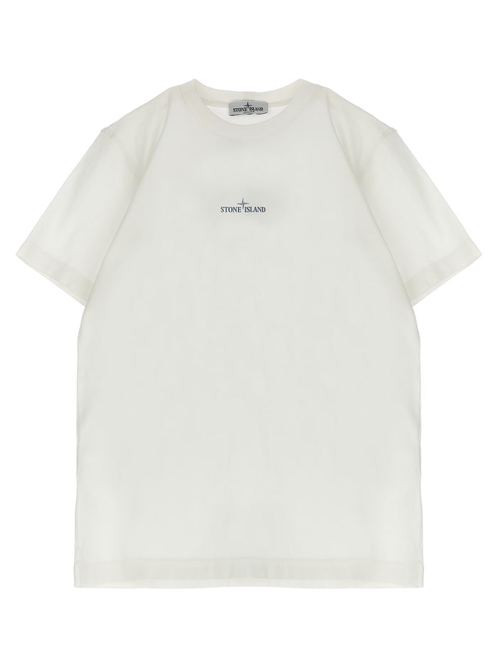 Printed T-shirt White Cotton