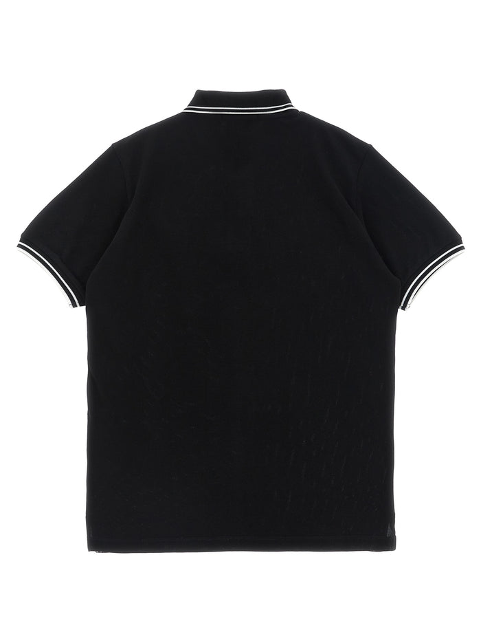 Compass logo polo shirt Black Cotton