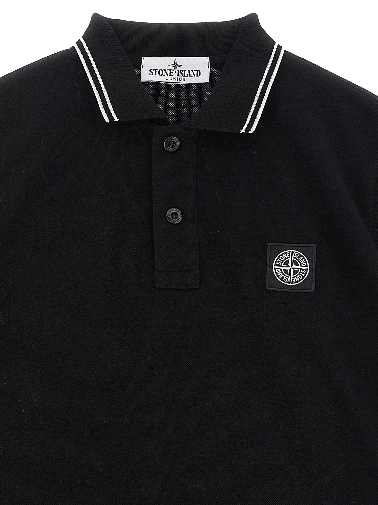 Compass logo polo shirt Black Cotton