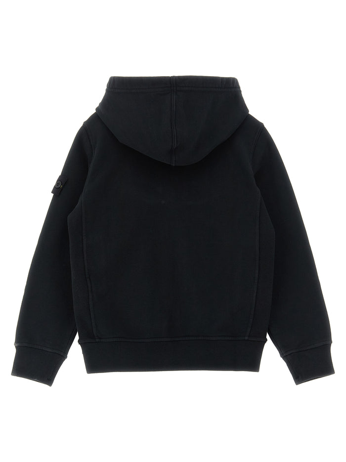Logo badge hoodie Black Cotton Sweatshirt