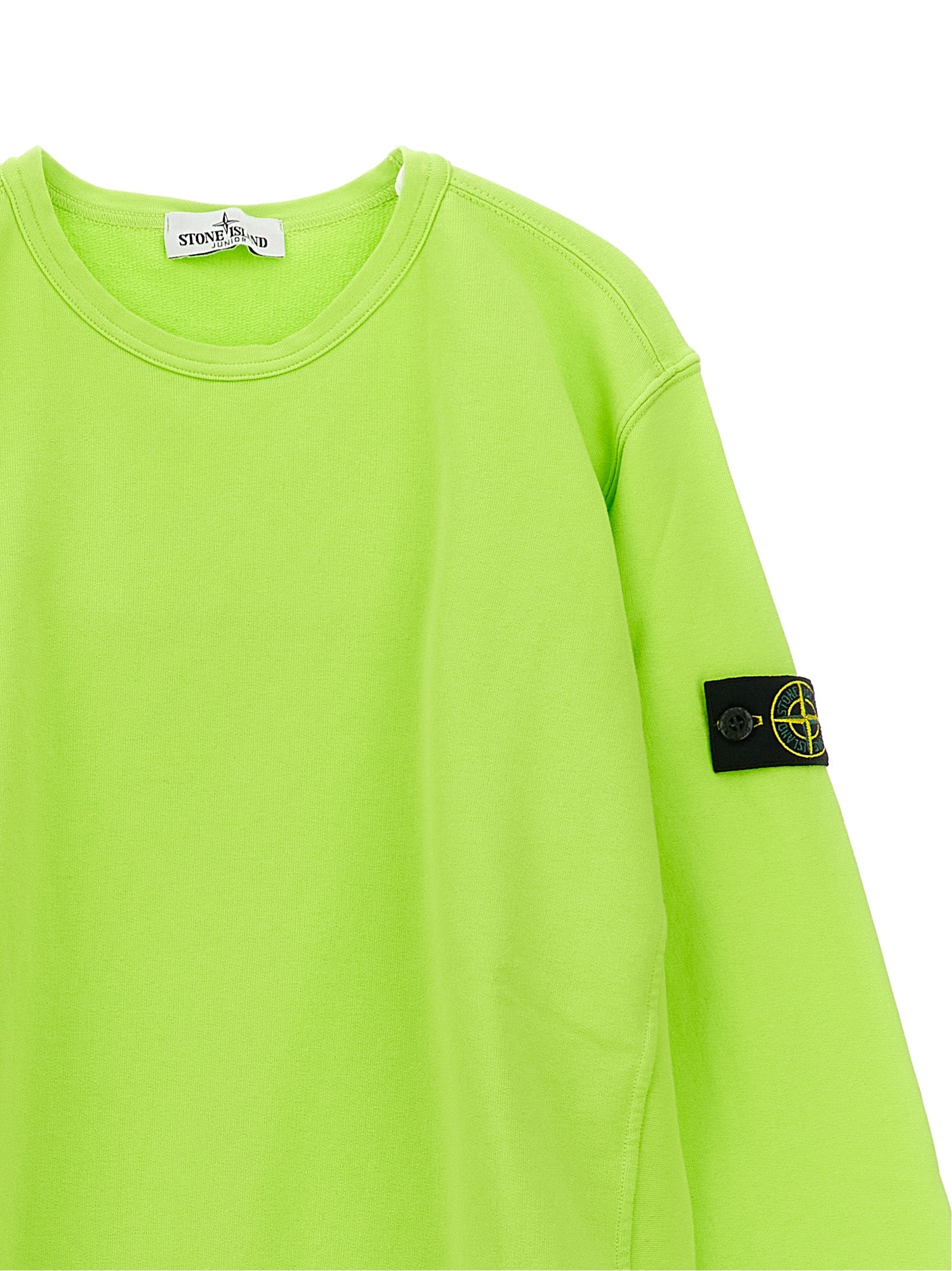 Gauze cat sweatshirt Green Cotton