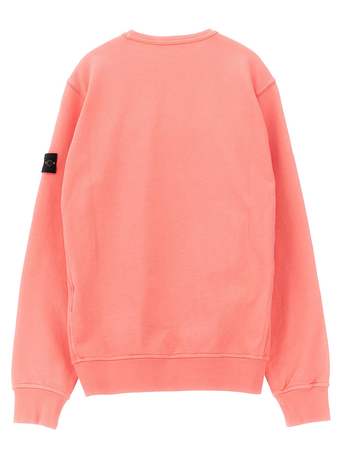 Gauze cat sweatshirt Pink Cotton