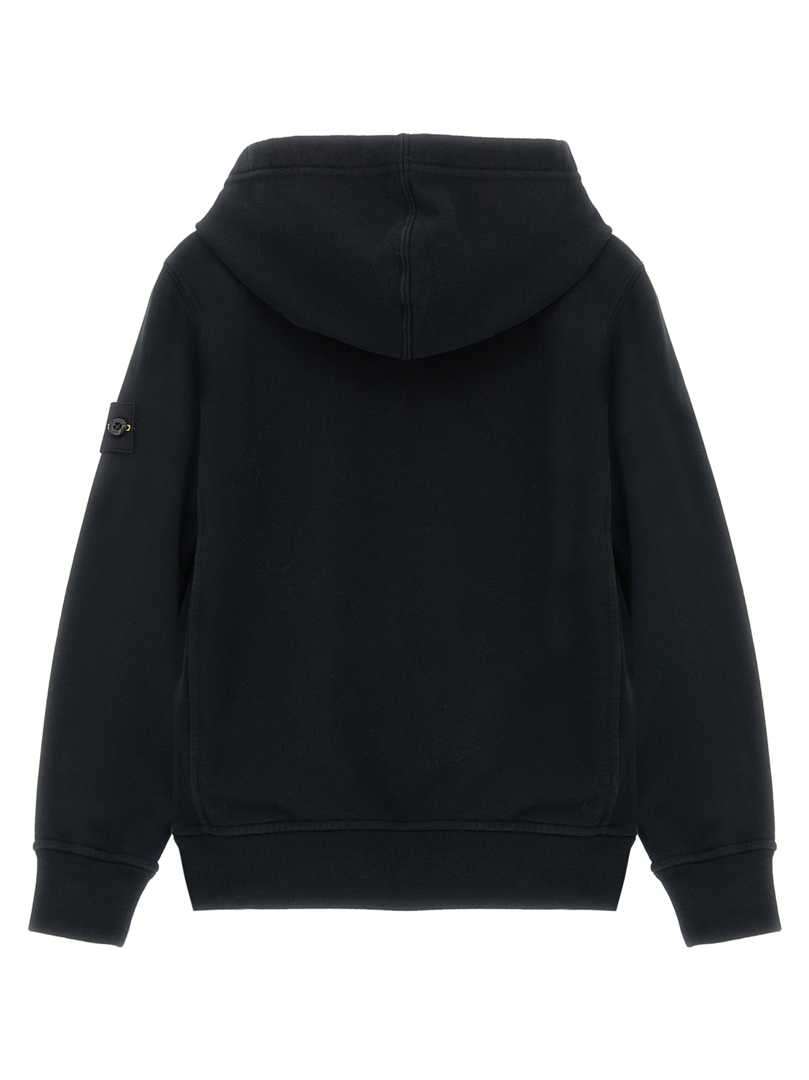 Logo badge hoodie Black Cotton Sweatshirt