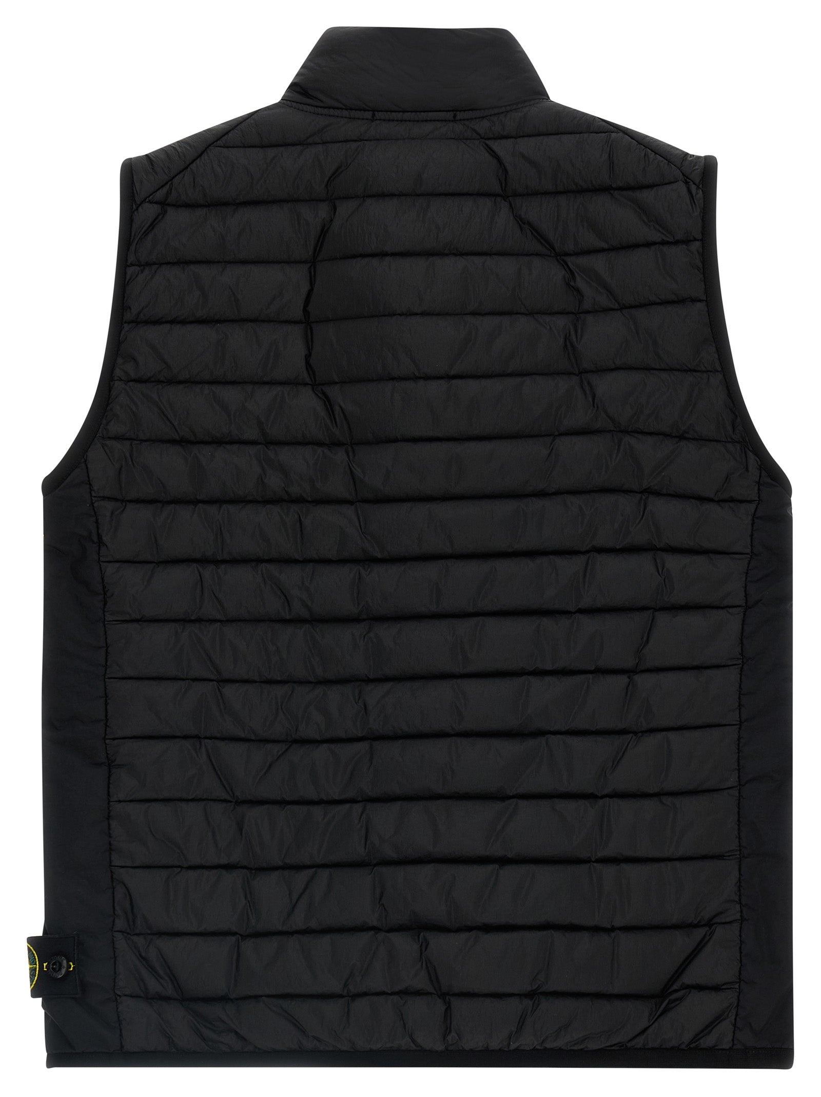 Quilted vest Black Polyamide Fibers Gilet