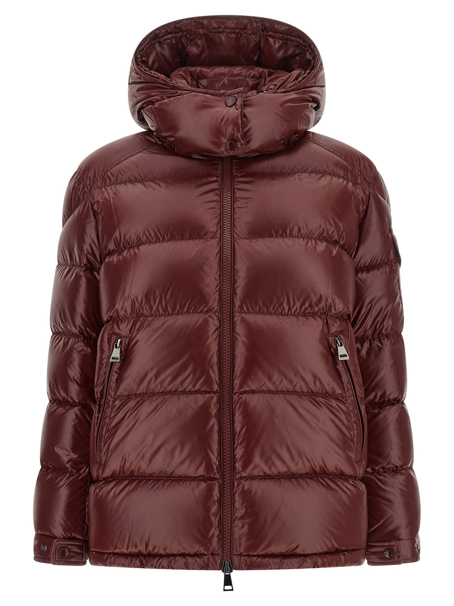 Moncler Maire Down Jacket — Burgundy