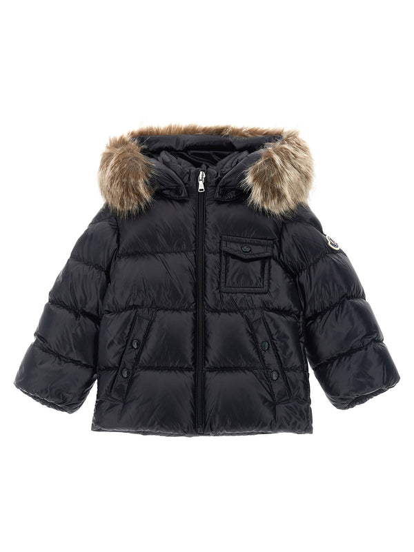 Moncler Enfant Down Jacket — Black