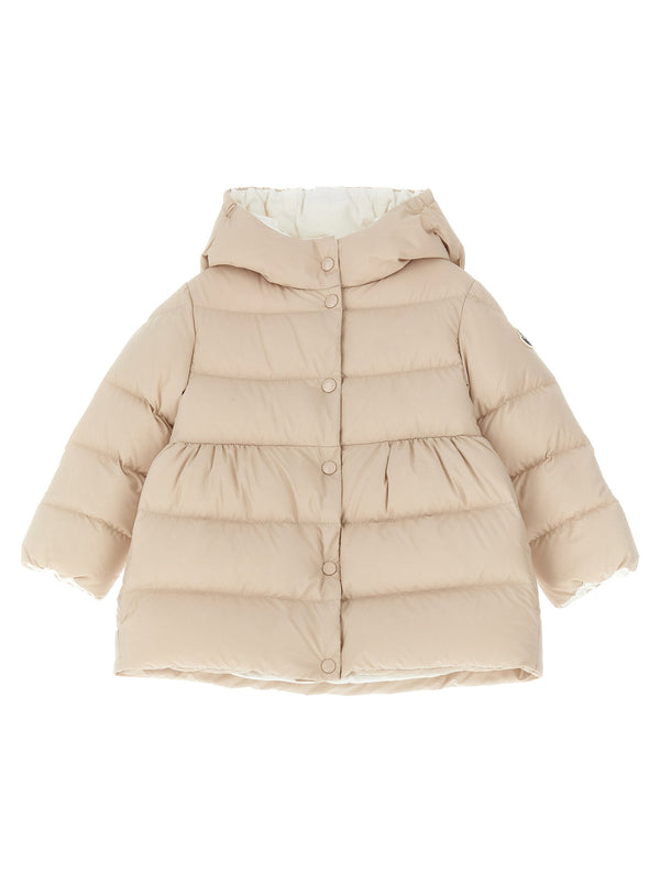 Moncler Enfant Charlotte Down Jacket — Beige