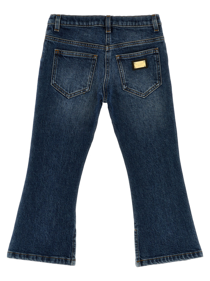 Embroidery jeans Blue Cotton
