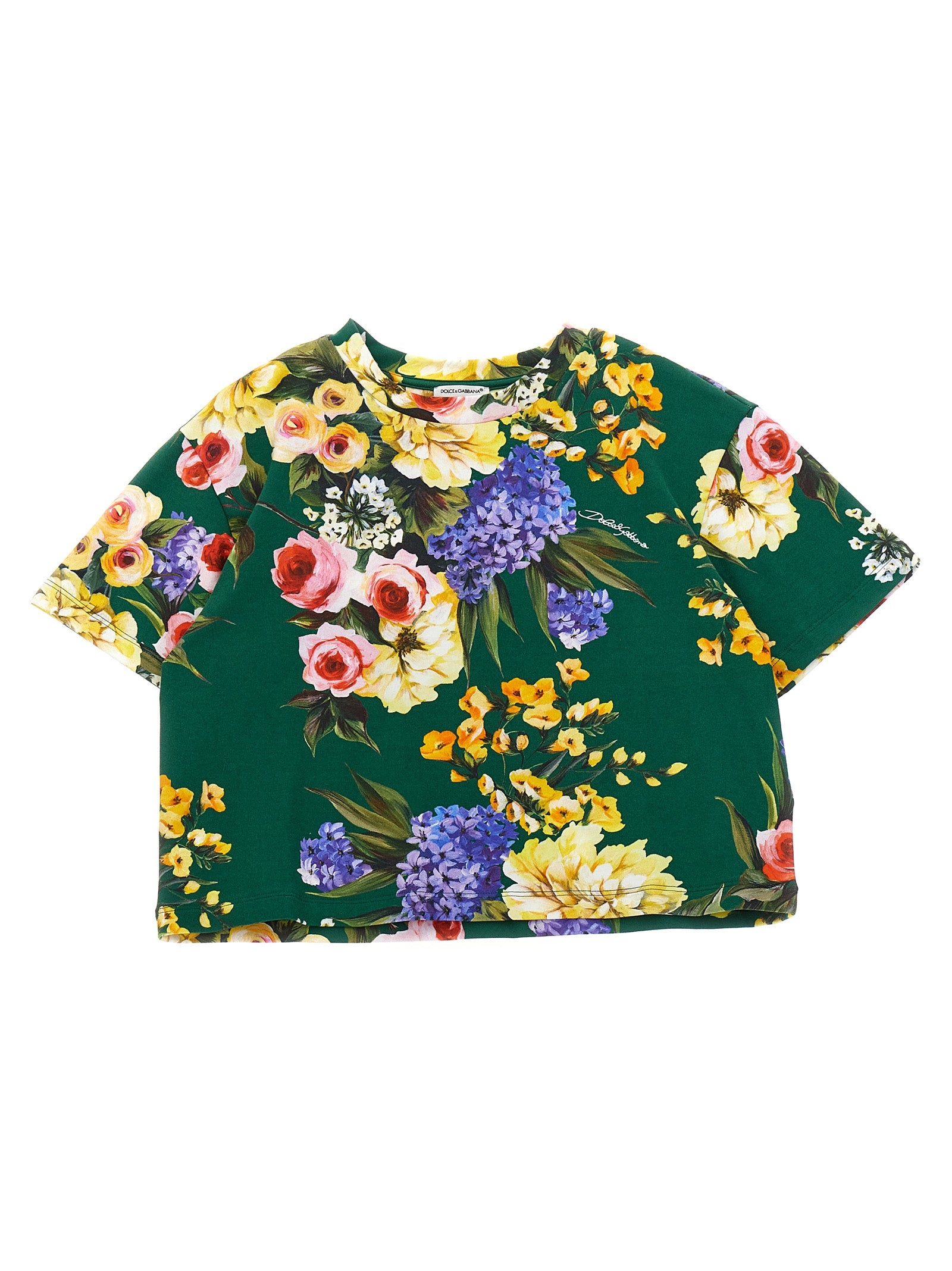 Floral print T-shirt Multicolor Cotton