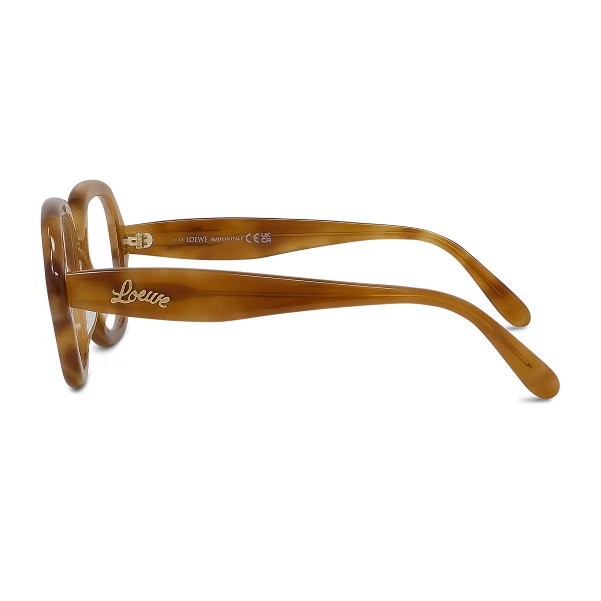Loewe LW50075I Curvy 053 Blonde Havana Marrone Acetate Occhiali Da Vista