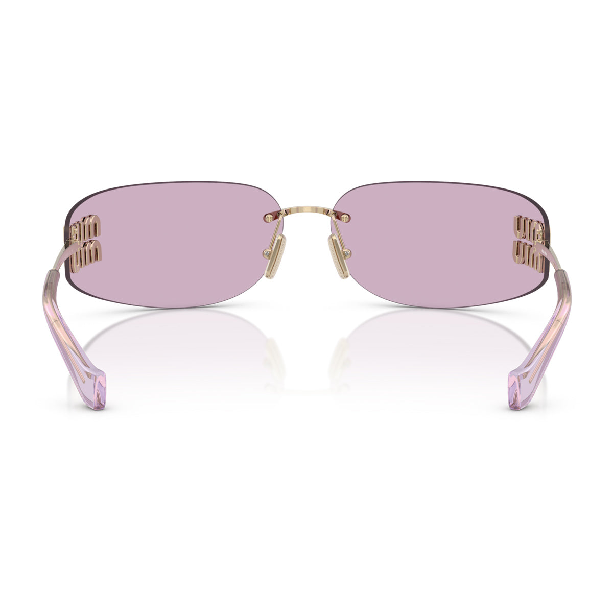 Miu 0MU A51S Aube ZVN90O Oro Pallido Metal Occhiali Da Sole
