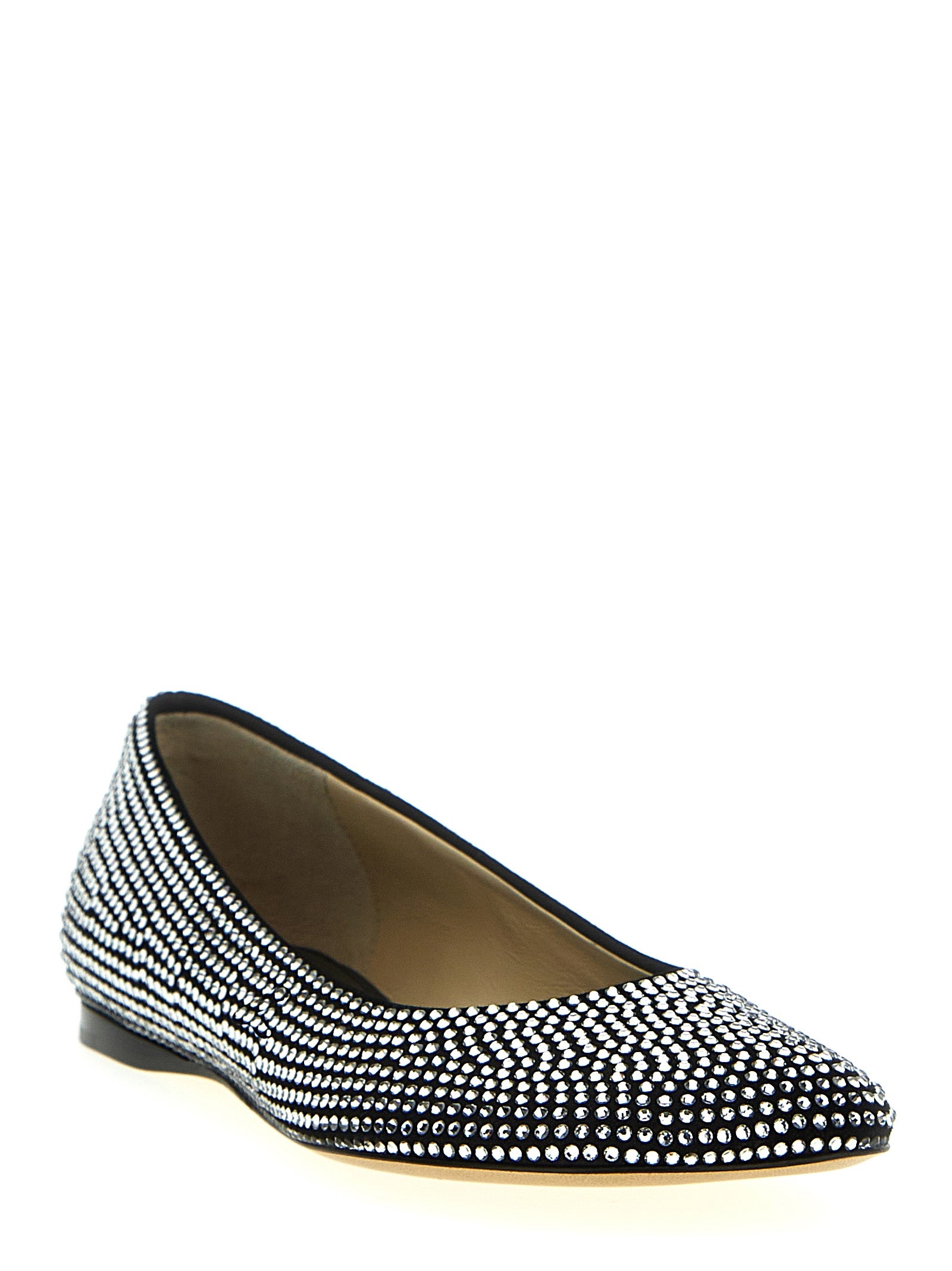 Toy ballet flats Black Goat Leather Flat Shoes