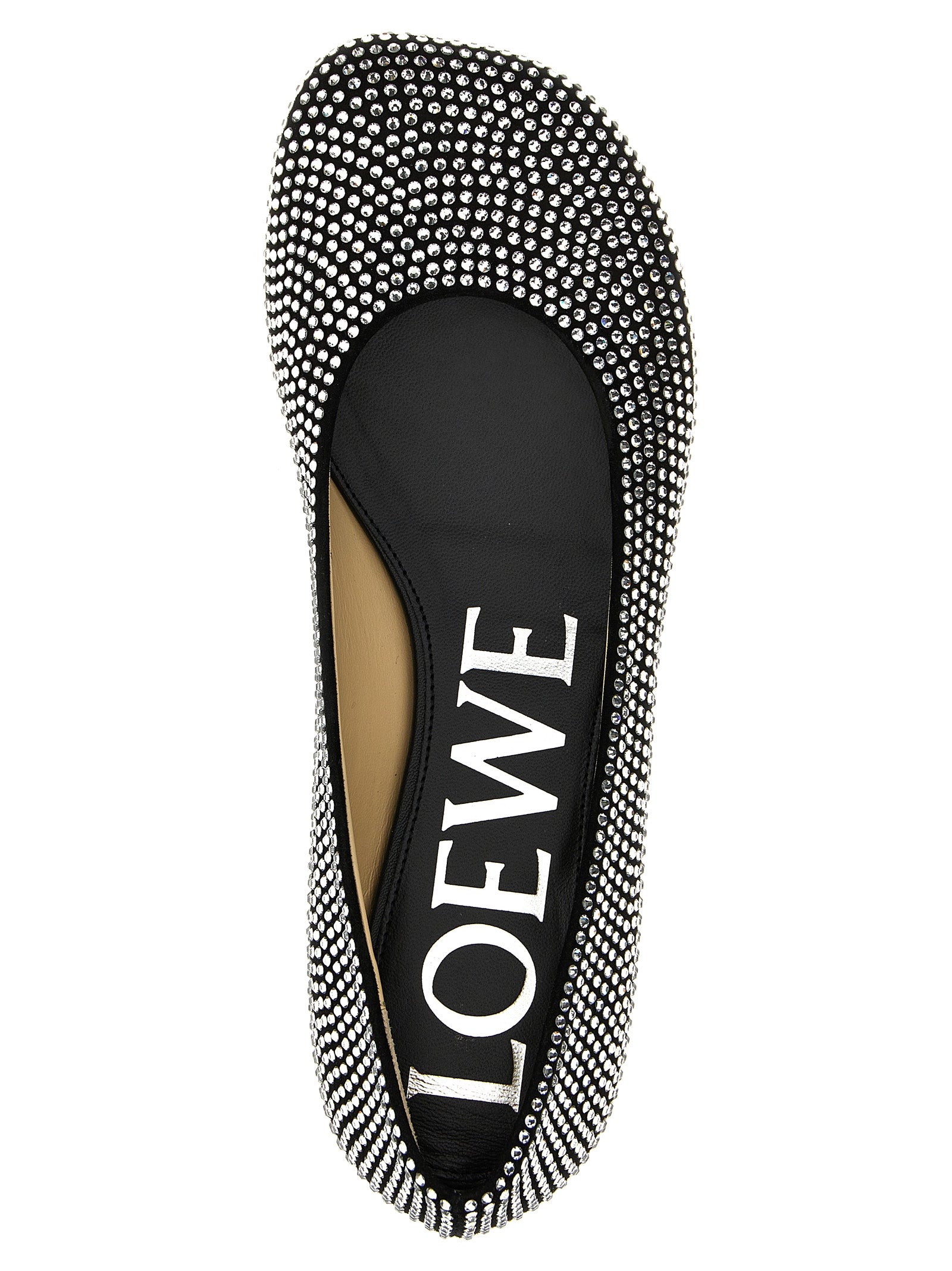 Toy ballet flats Black Goat Leather Flat Shoes