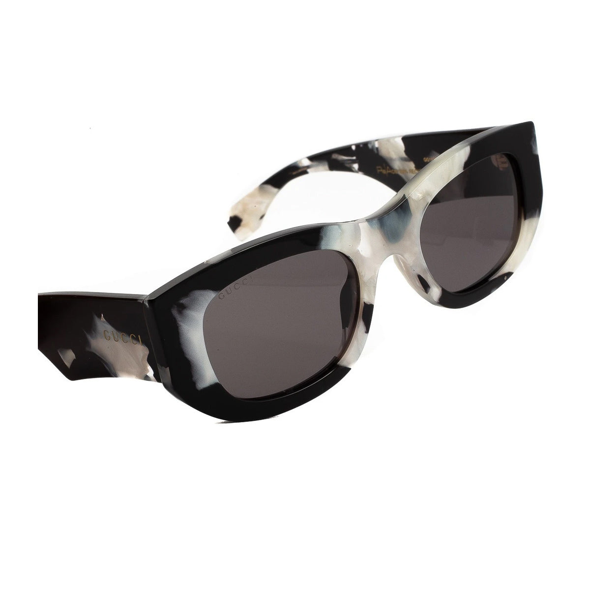 GG1627S Linea Lettering 002 Nero Recycled Acetate Occhiali Sole