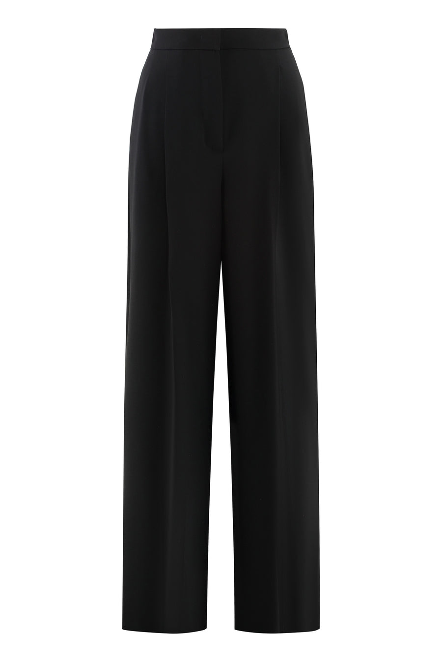 Laccato Cady Trousers Black Triacetate Wide-leg