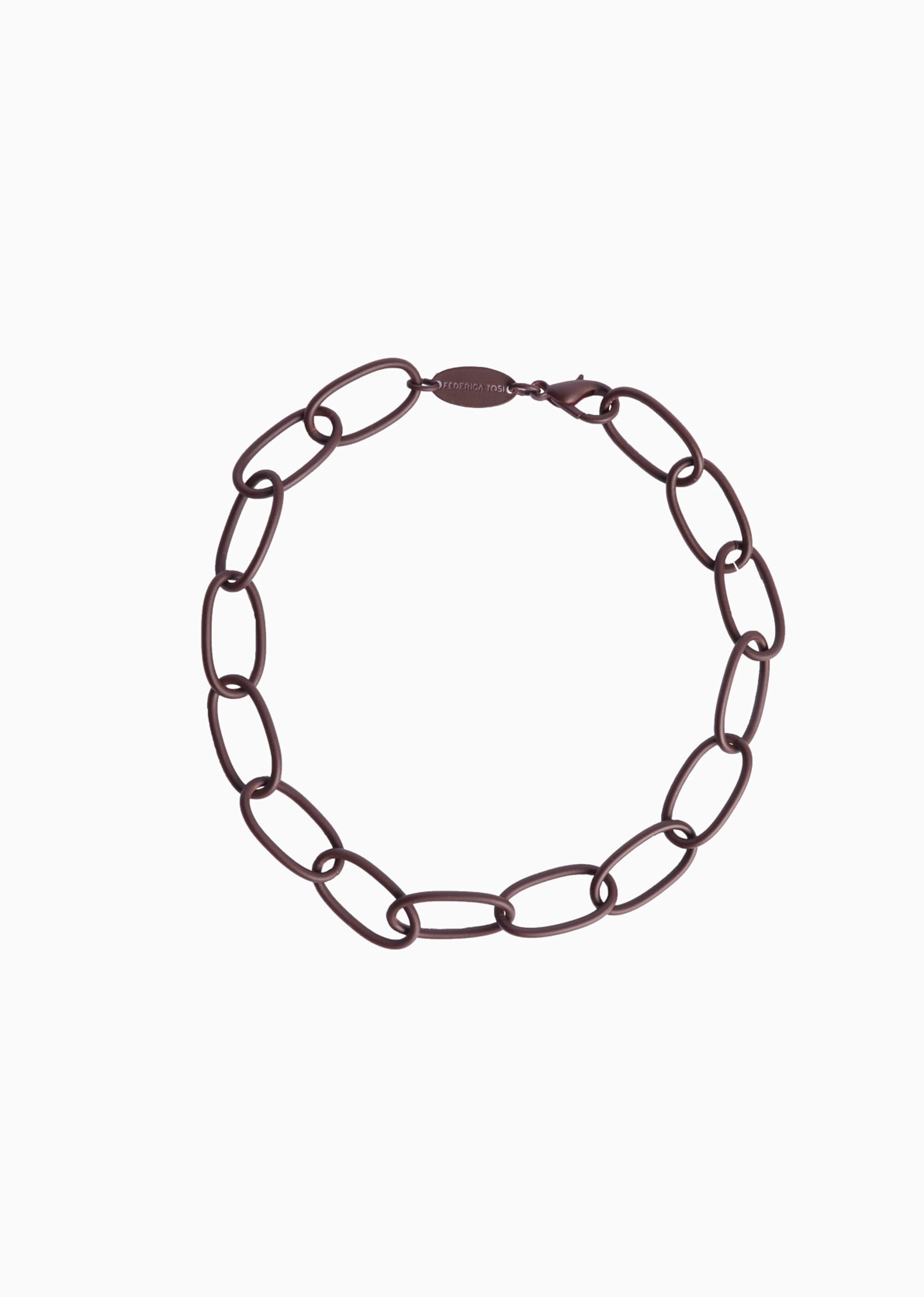 Lace Bolt Brown __single__ Necklaces