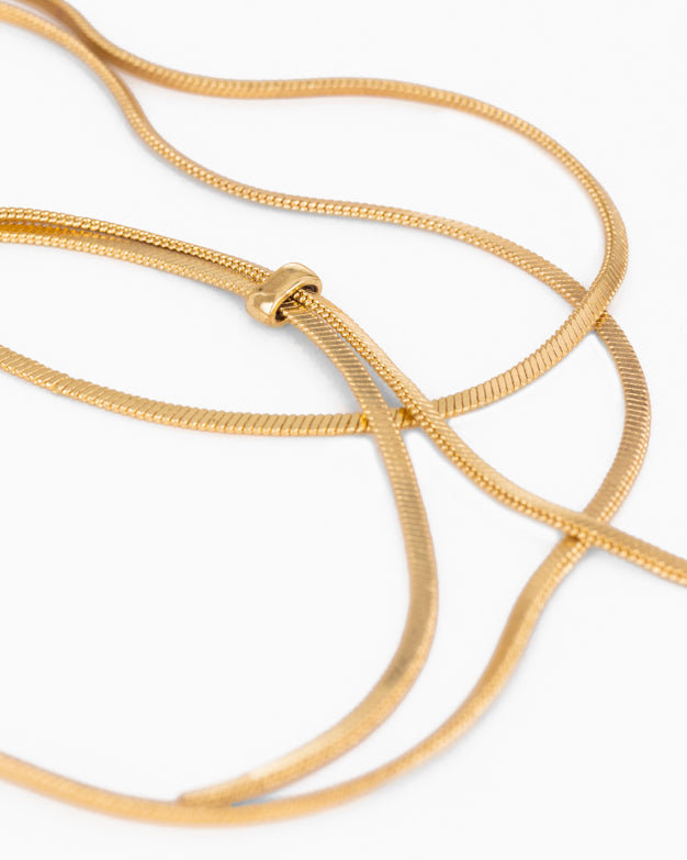 Lace Long Rachel Gold Necklaces
