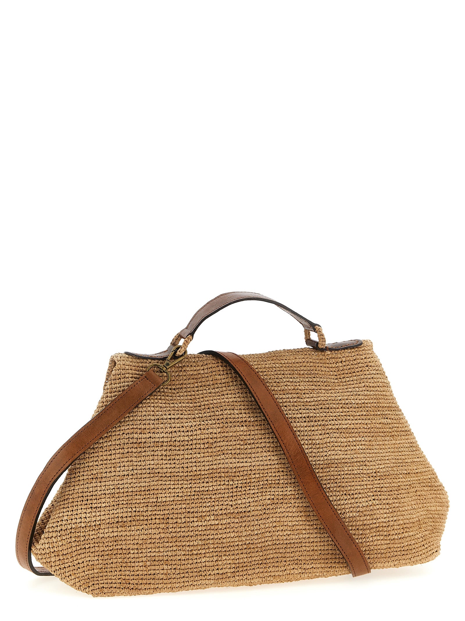 Lahady handbag Beige Raffia Hand Bags