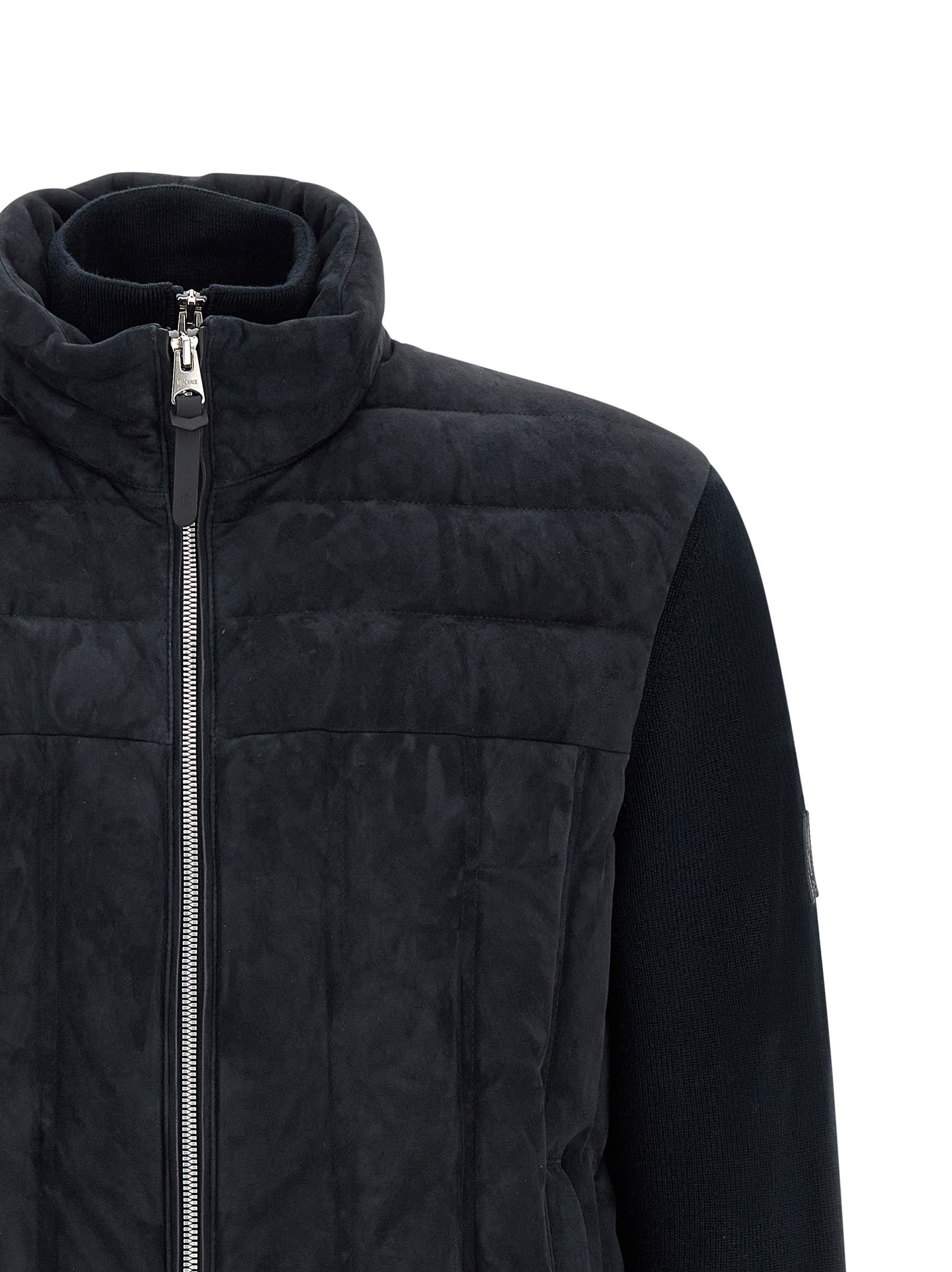 Landen jacket Blue Virgin Wool Down Jacket, Parka, Casual