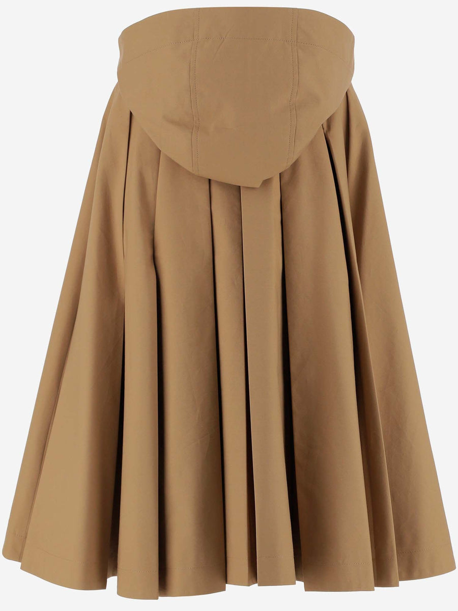 Cotton Cape Beige Coat